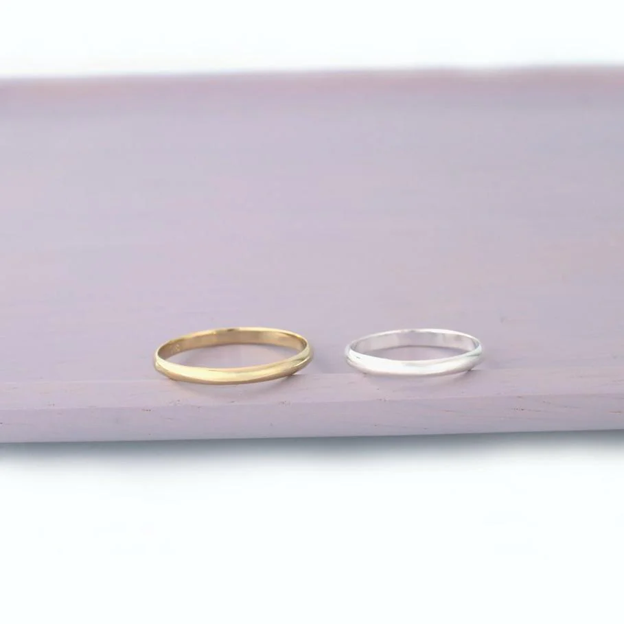 Basic Band Ring- Sterling Silver