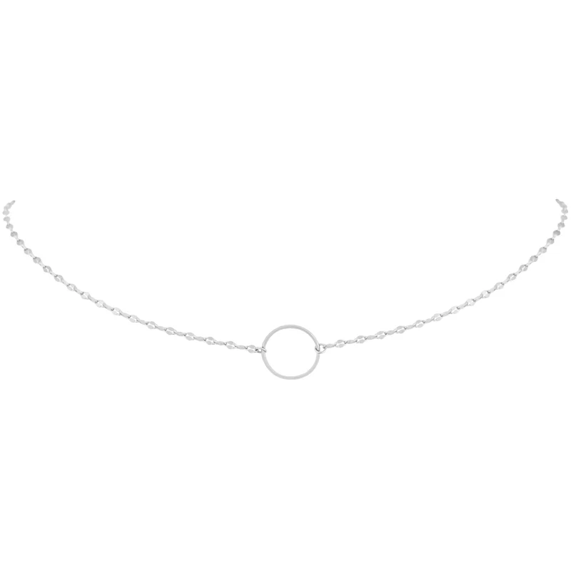Eternity Chain Choker- Sterling Silver