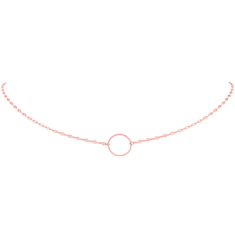 Eternity Chain Choker- Sterling Silver