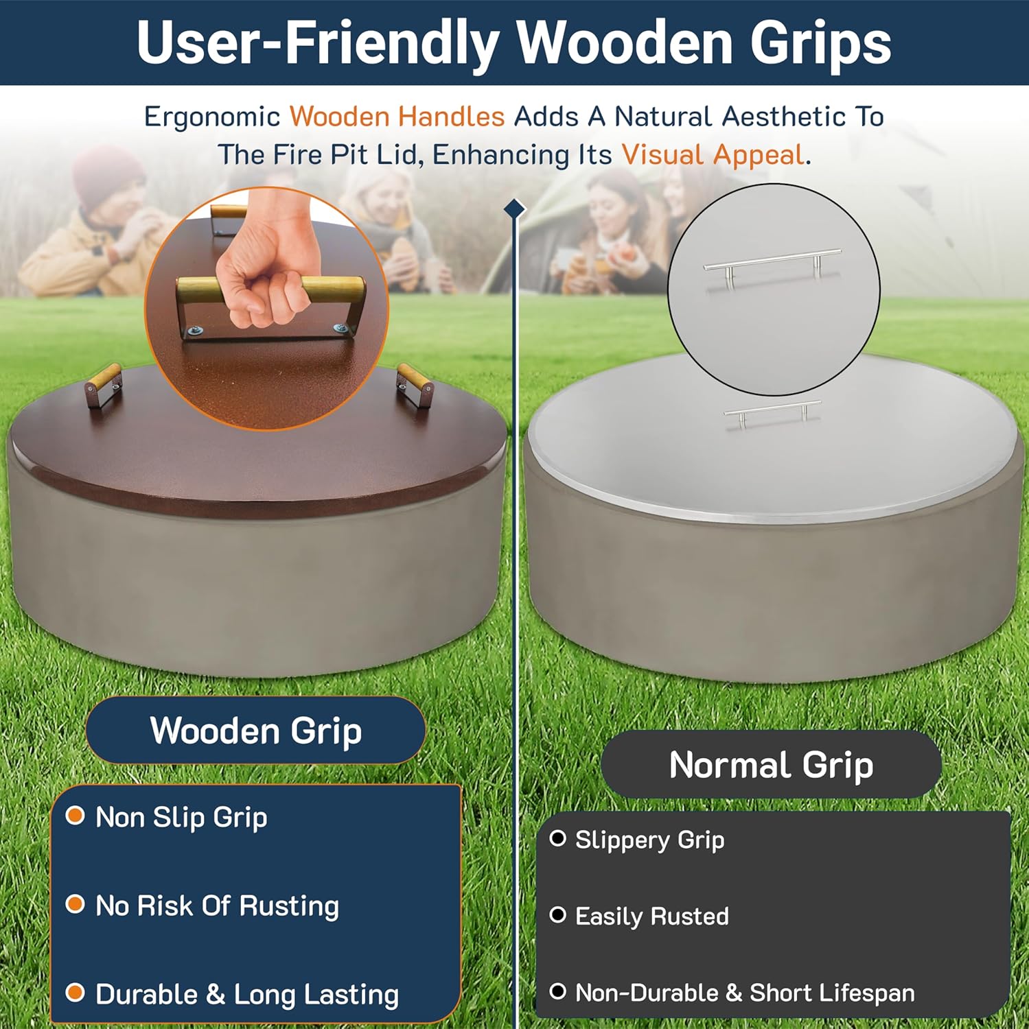 Febtech Outdoor Fire Pit Lid 38