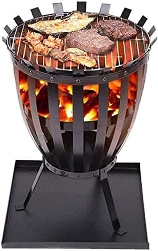 Fire Pits Outdoor Wood Burning Cast Iron Fire Pit