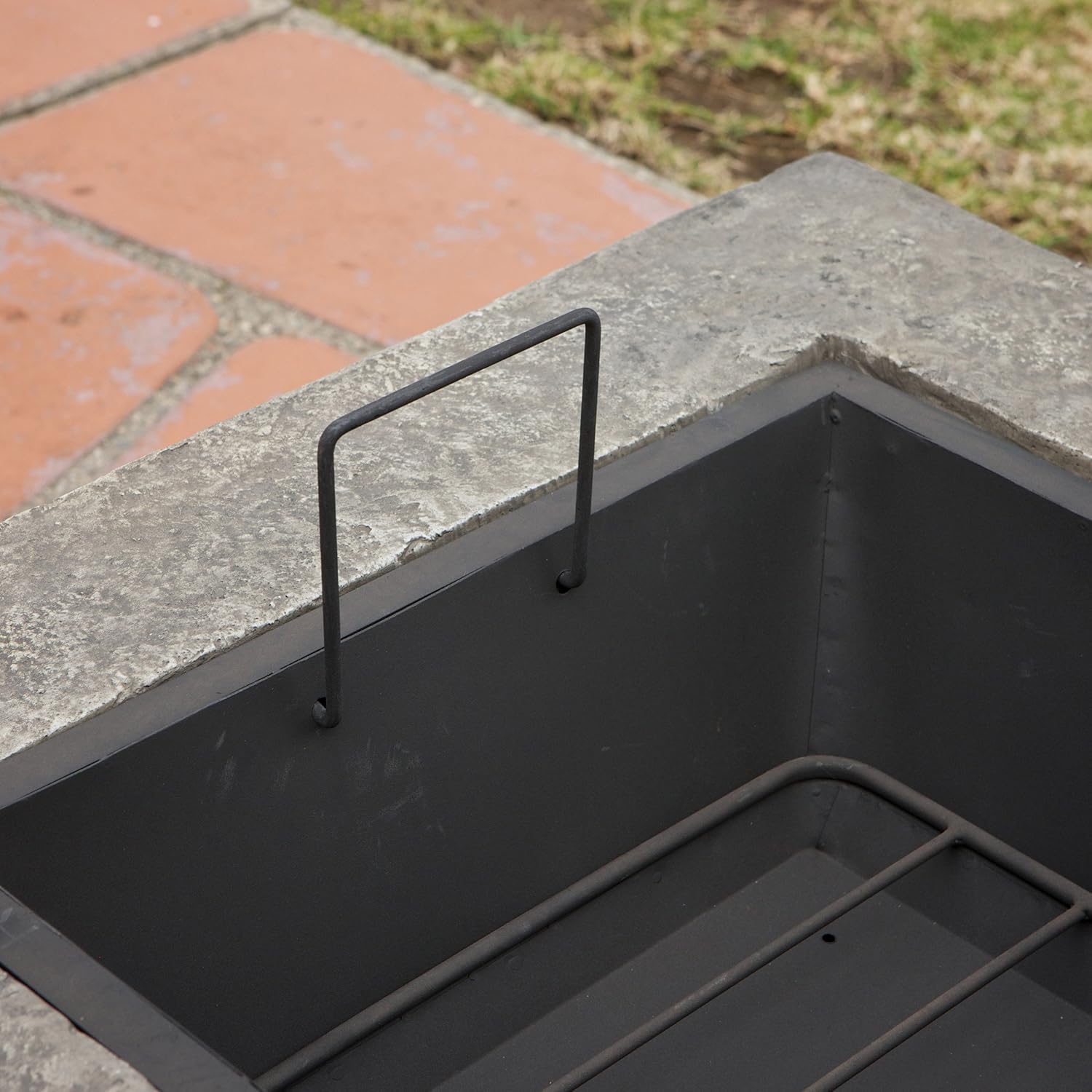 Christopher Knight Home Corporal Square Fire Pit, Stone