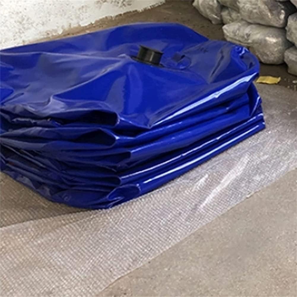 Water Carrier Container, High Capacity Space-Saving Water Bladder, for Construction Site Fire Fighting Agricultural XJJUN (Color : Blue, Size : 2x2x1m)