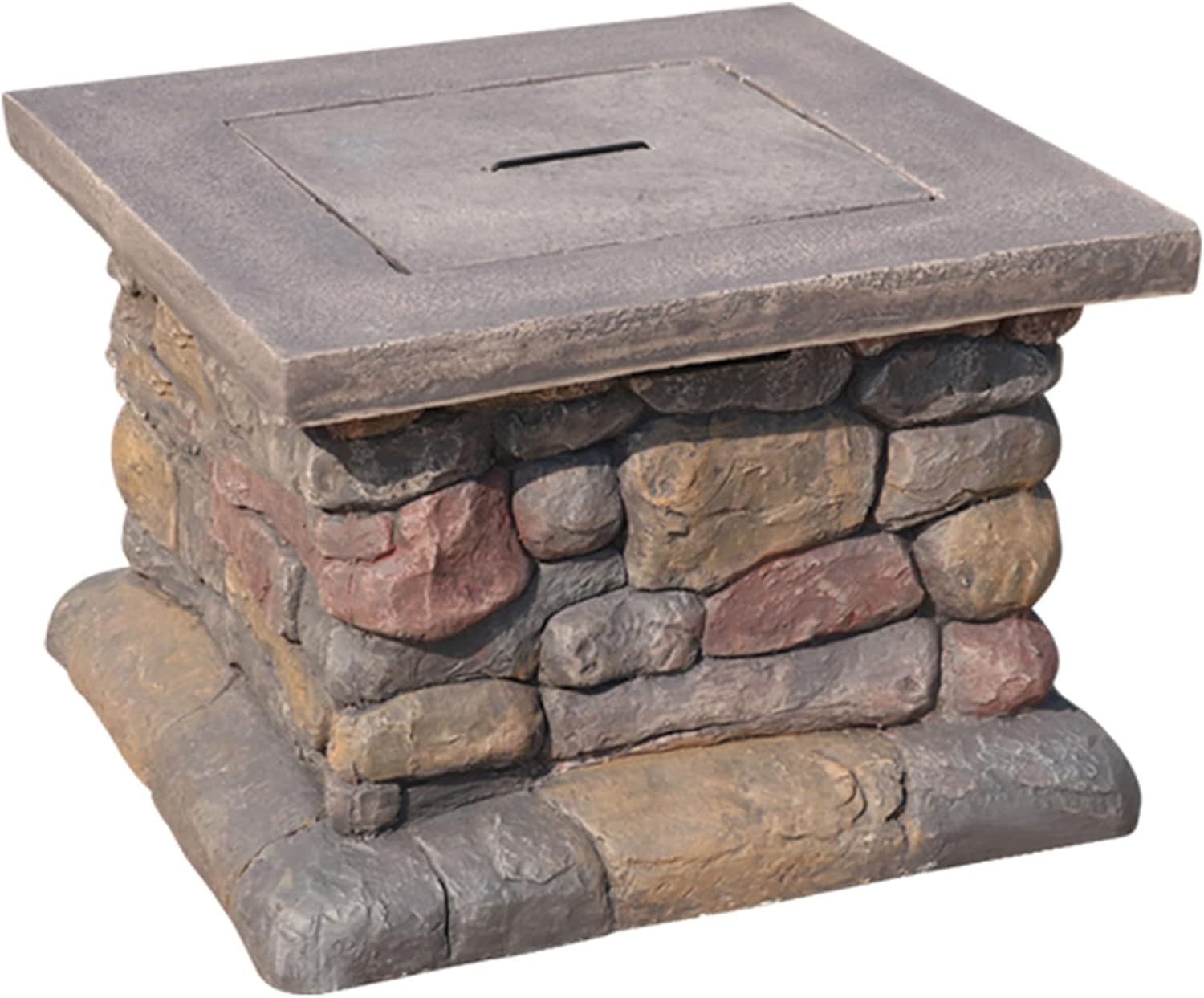 Wood Burning Fire Pit, Outdoor Fire Pits Table,Spark Screen Cooking Grate Poker, Patio Bonfire BBQ Grill Firepit Bowl