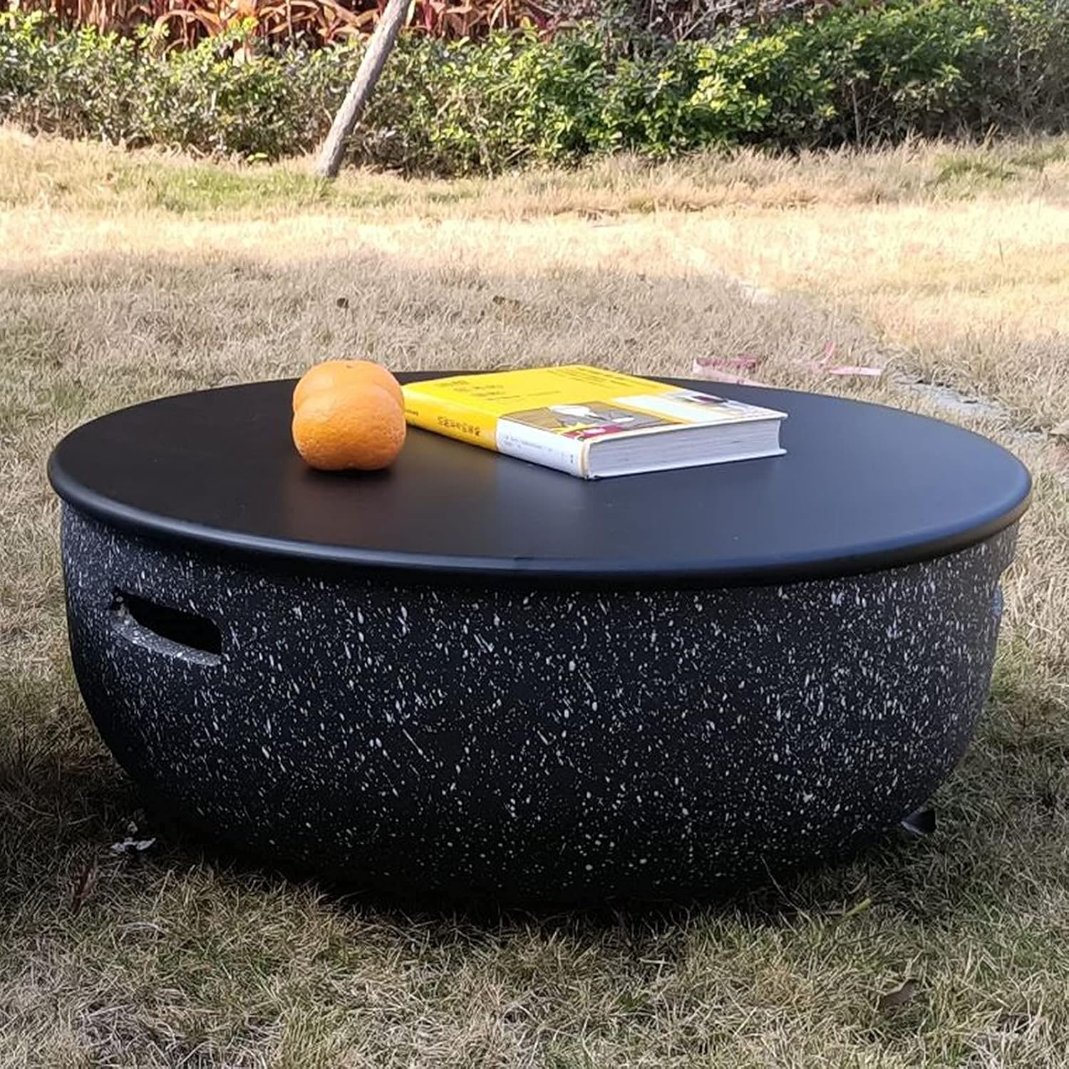 Small Firepit, 3 in 1 Garden Fire Pit with BBQ Grill Shelf, Multifunctional Fire Pit for Heating/BBQ for Heating/BBQ Fire Bowls for The Garden Beach Patio