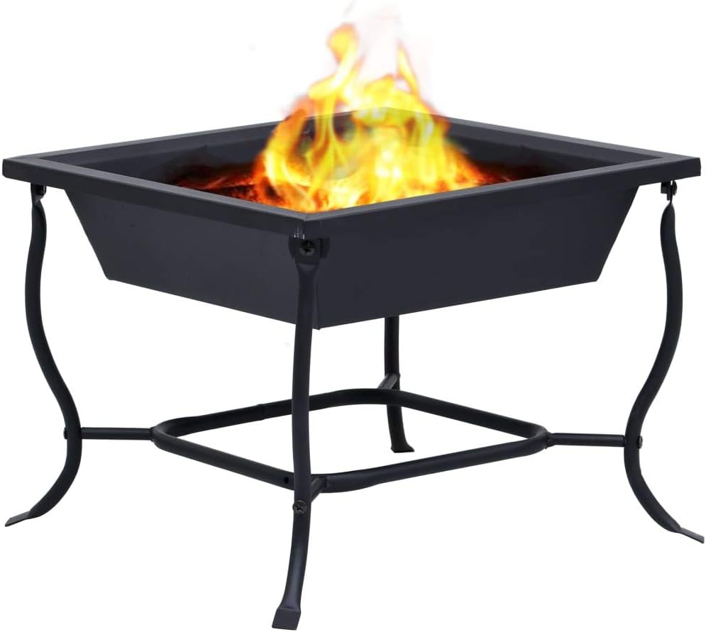 Fire Pit Black 17.7