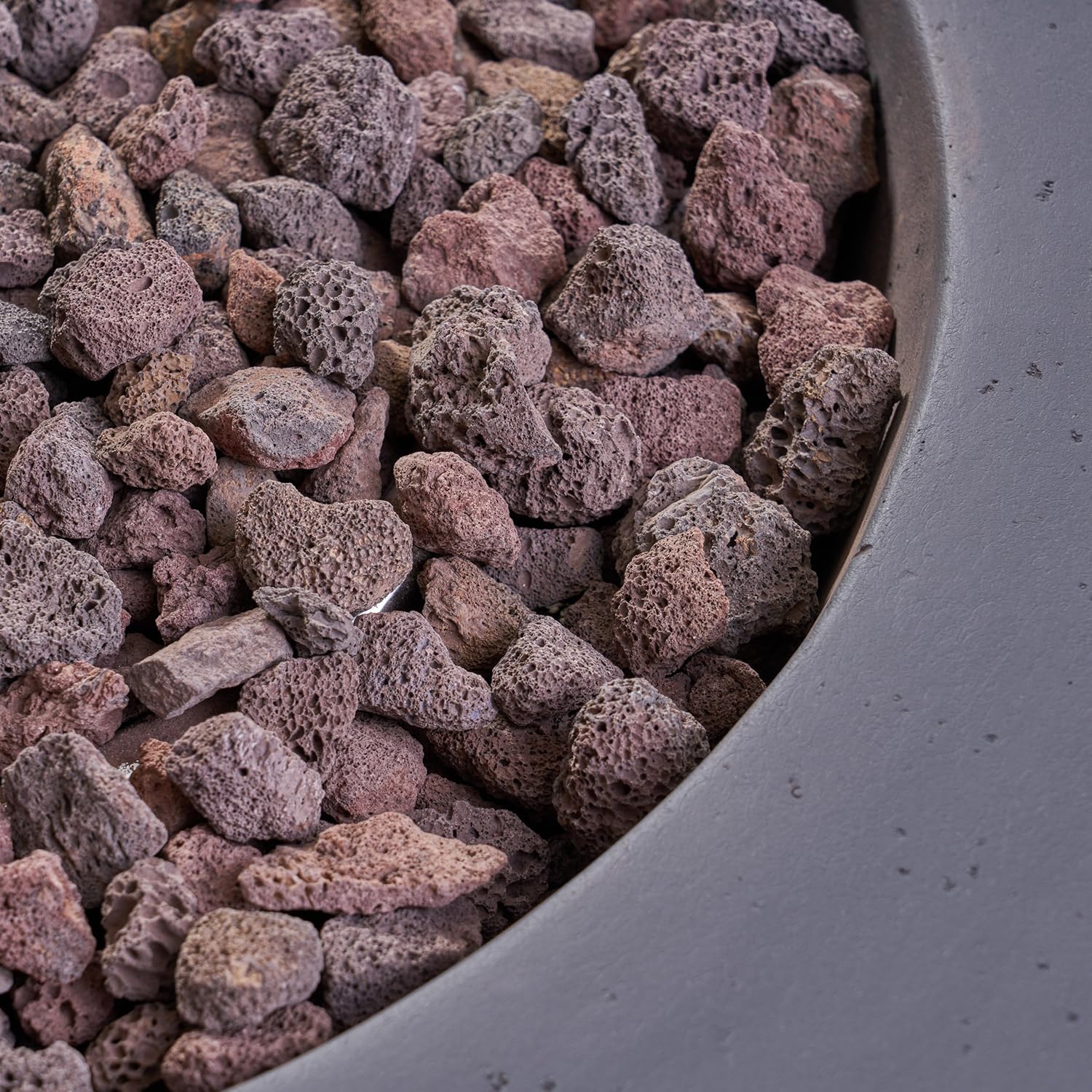 GDFStudio Outdoor 4 Piece Club Chair Set with Round Fire Pit, Mixed Black and Dark Gray