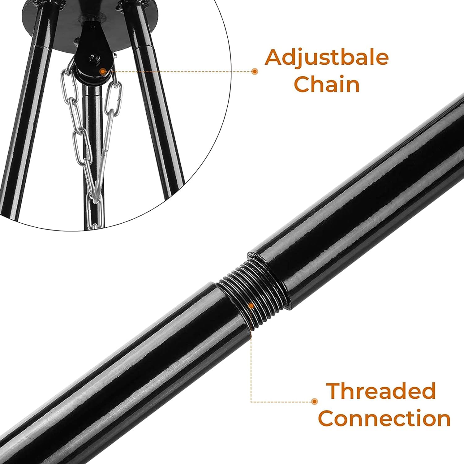 Fire Pit Tripod Charcoal BBQ Grill, Barbecues with Height-Adjustable Swivel Hanging Grill Portable Metal Fire Bowl for Outdoor Cooking Drying Clothes Pot Roast Grilling