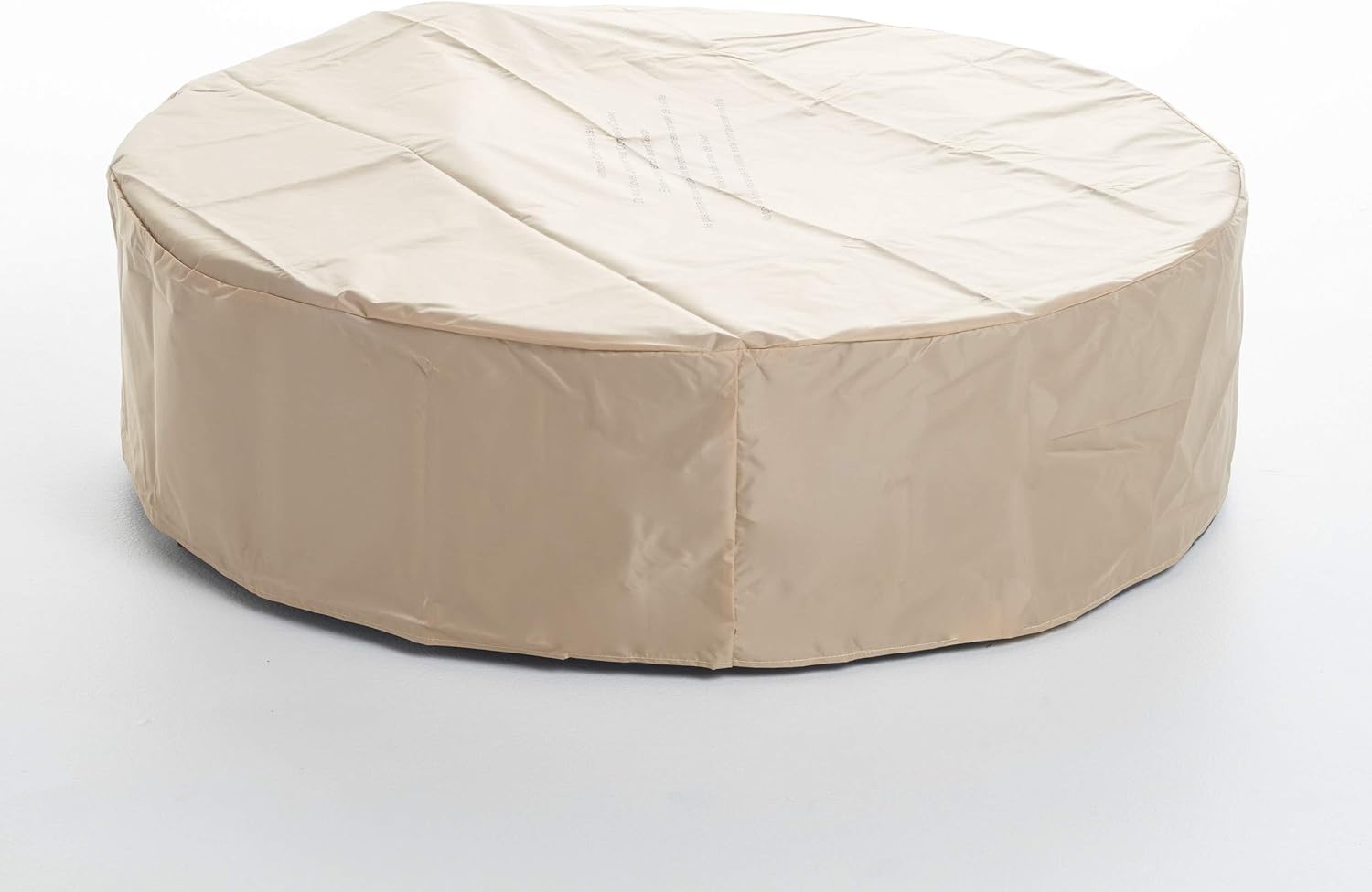 Merax 39.3 Inch Outdoor 50,000 BTU Round mgO Concrete Propane Fire Pit,Perfect for Cozy Gatherings,Light Grey