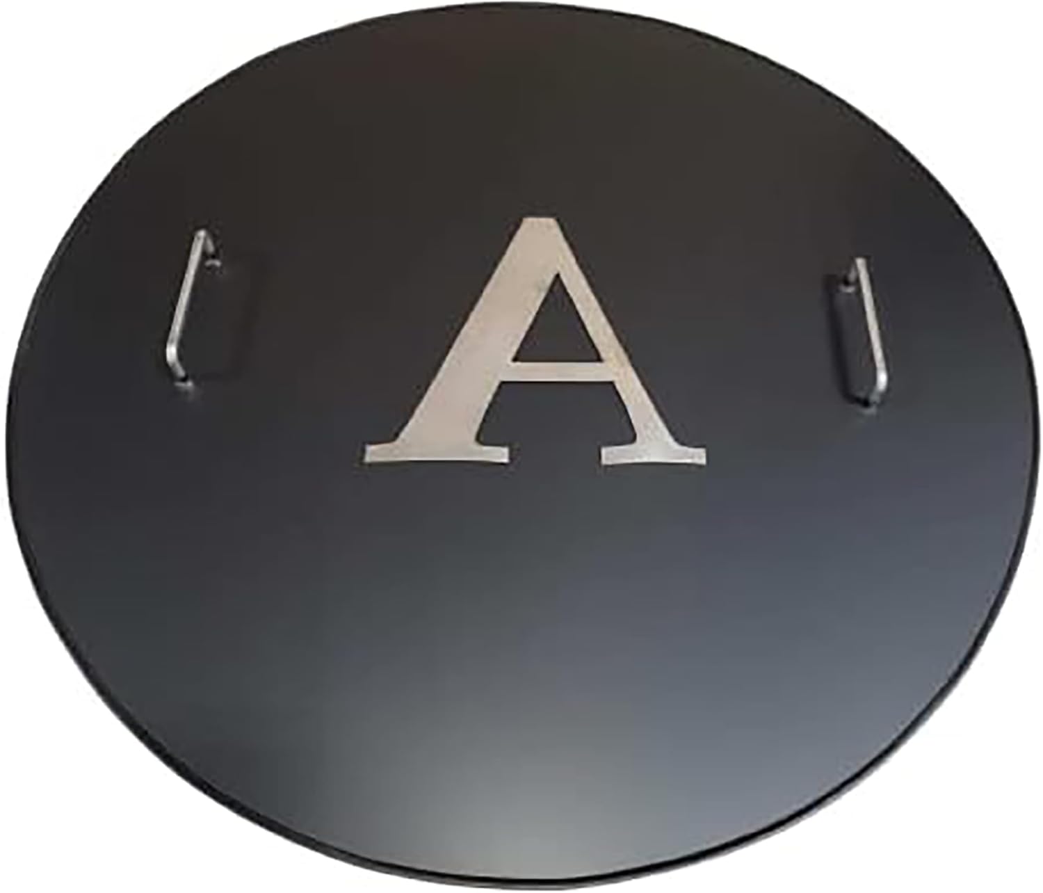 Flat Snuffer Cover One Piece- Round, Square, or Octagonal- Galvanized Metal with 2 Handle (Round, 48 inch)