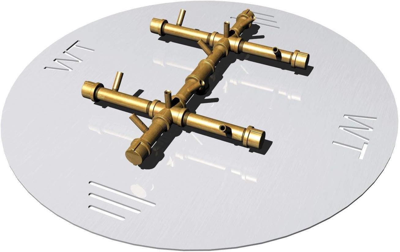 Magnum w/lid Match Lit Fire Pit with Stainless Steel Burner - NG