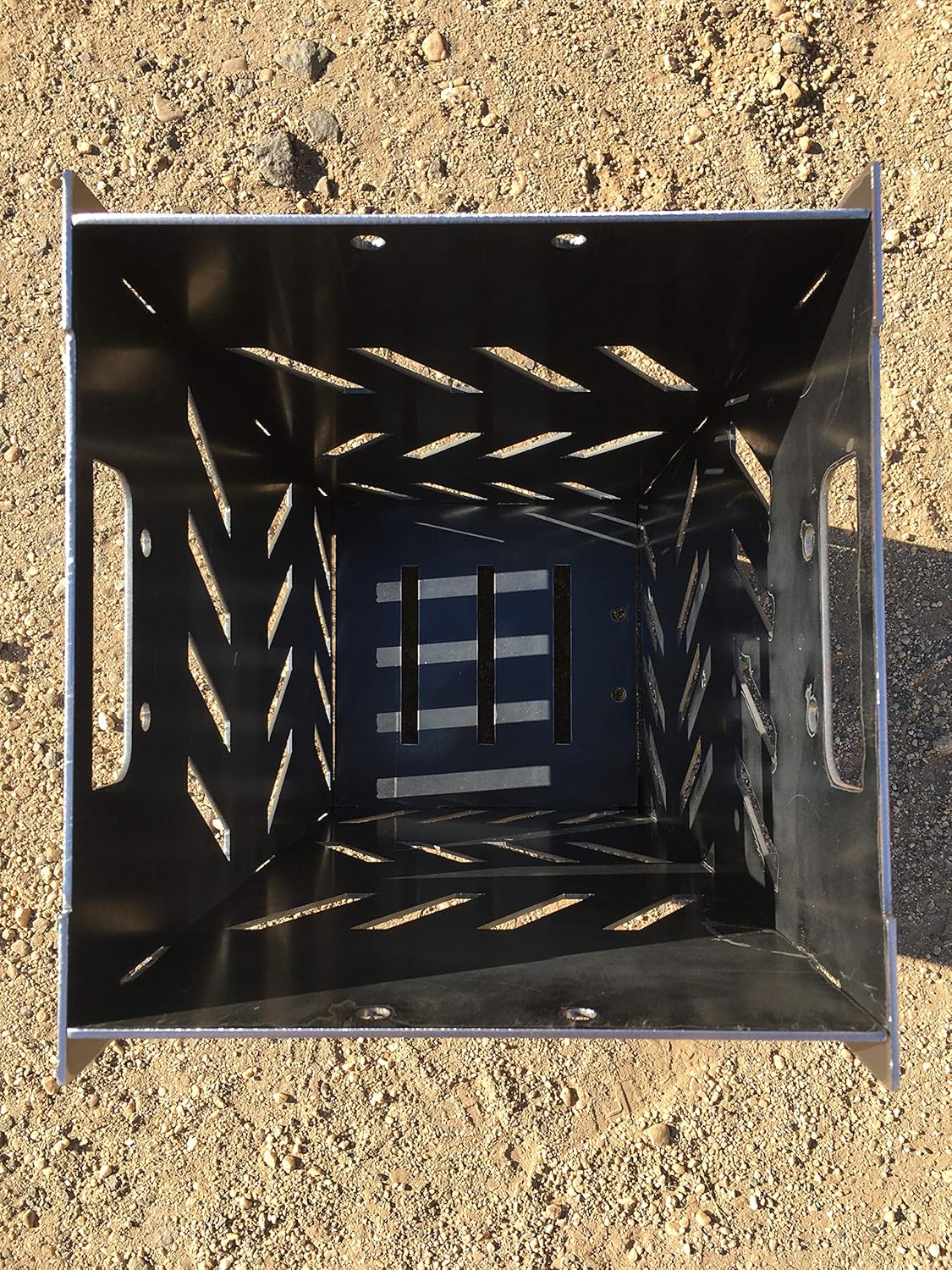 Magnum Target 12”x24” Portable Burn Cage Box Campfire Stove Fire Pit Camping RV