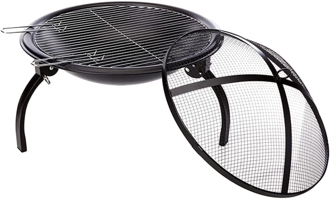 BBQ Grill Outdoor Fire Pit with Stick Winter Heating Furnace Charcoal Fireplace Brazier Burning Stove BBQ Grill for Backyard Garden Patio Camping