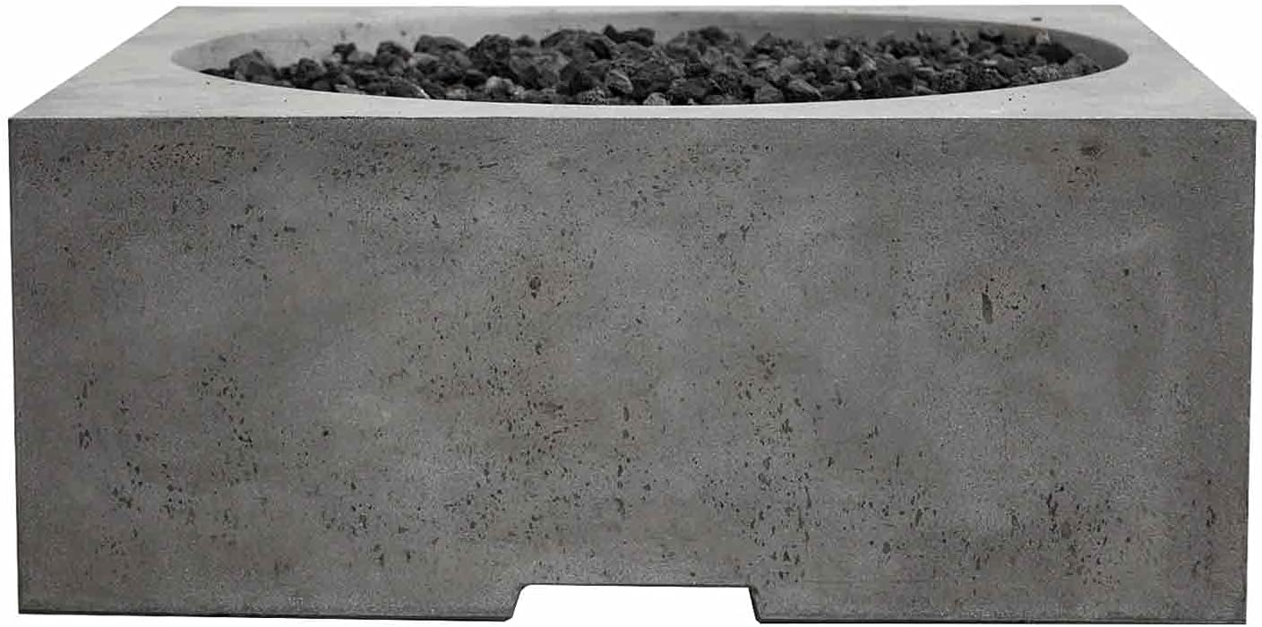 Prism Hardscapes Piazza Gas Fire Pit Liquid Propane (PH-705-4LP) Color Pewter