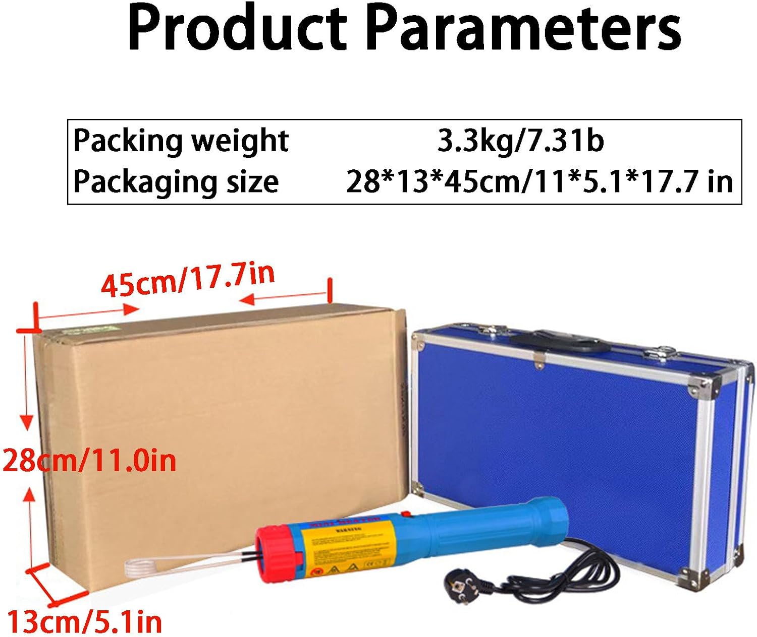 NYANS Magnetic Induction Heater Tool, Bolt Removal Tool, Flameless Heating, High-Speed Cooling Fan, with 8 Coils and Carrying Case, for Screws, Bearings, Iron Metal Parts