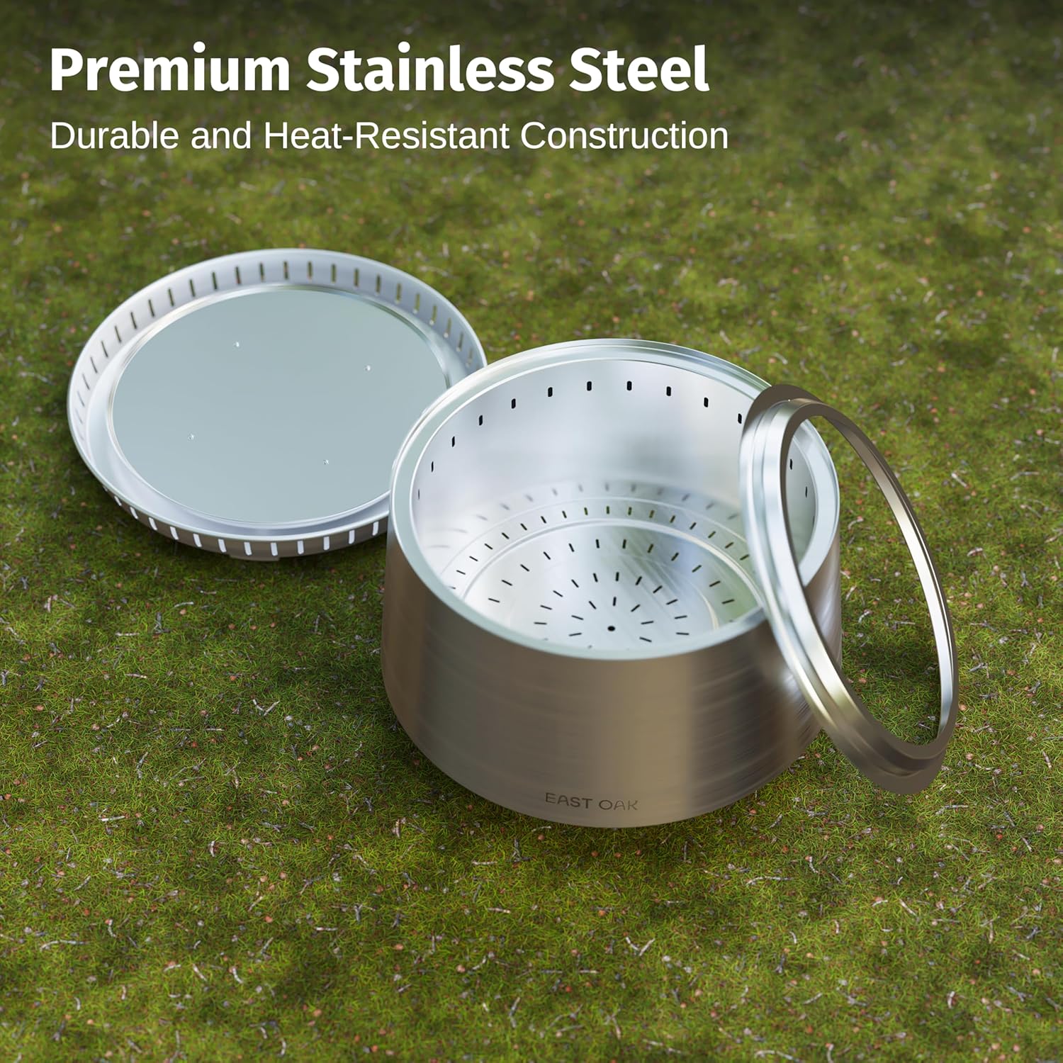 EAST OAK Camber Smokeless Fire Pit 29