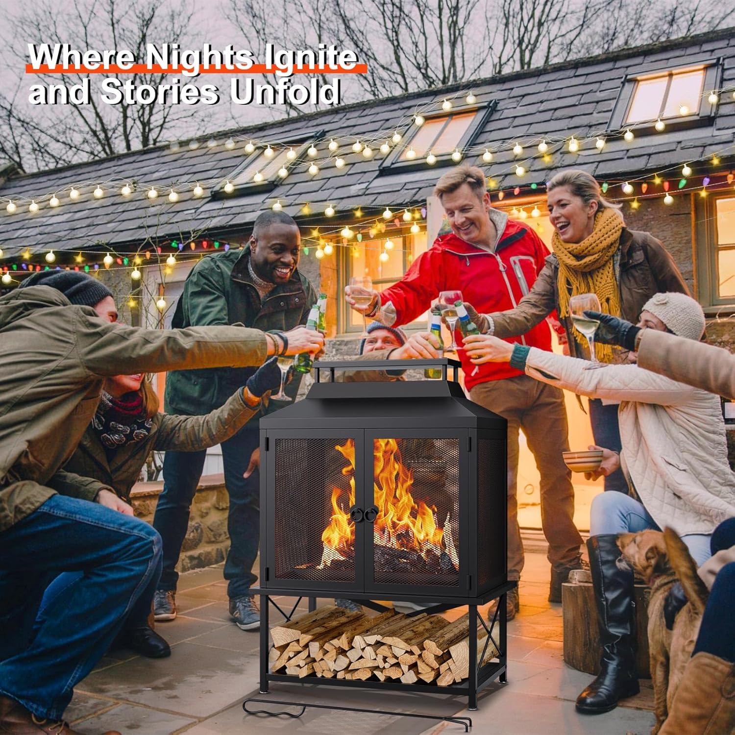 Fire Pits for Outside Wood Burning - 39