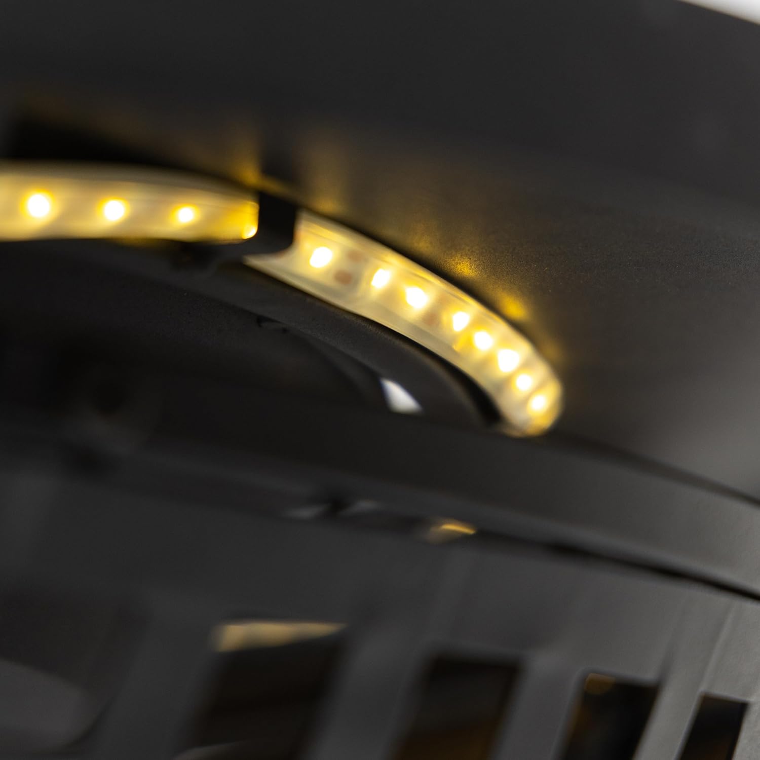 Round Outdoor Propane Gas Fire Pit Table 8,000 BTU Propane with Lava Rock Filler