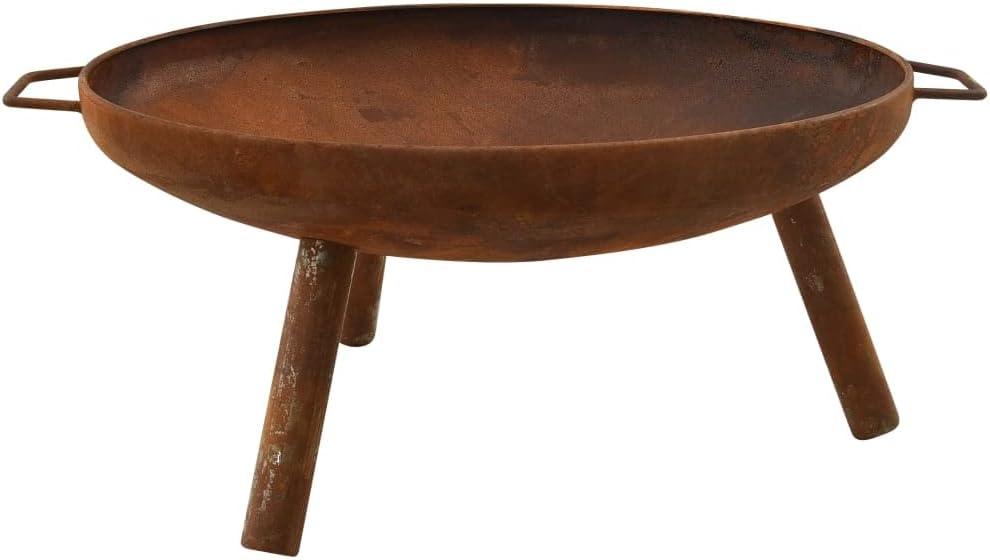 Outside Metal Backyard Bonfire Patio Fire Bowl Kit Fire Pit 27.6