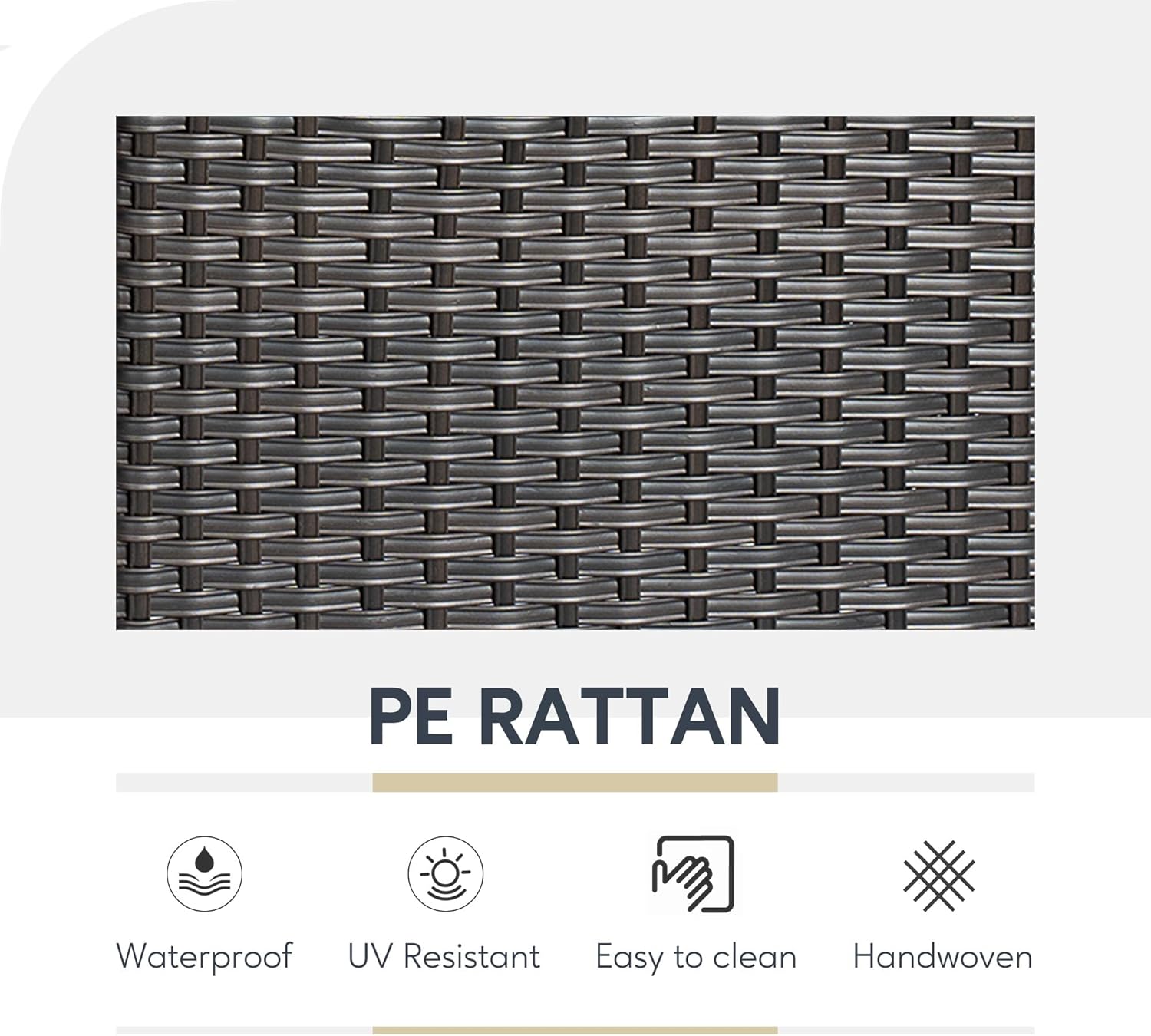 HOOOWOOO Patio Outdoor Furniture Set with Propane Fire Pit Table Swivel Chair,9 Piece Modern Wicker Couch Sofa, Outside Summer Conversation Seating Ottoman Set(Beige Tan)