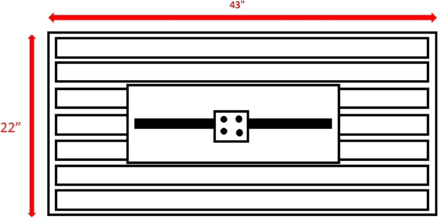 25 H x 42 W Steel Outdoor Fire Pit Table with Lid