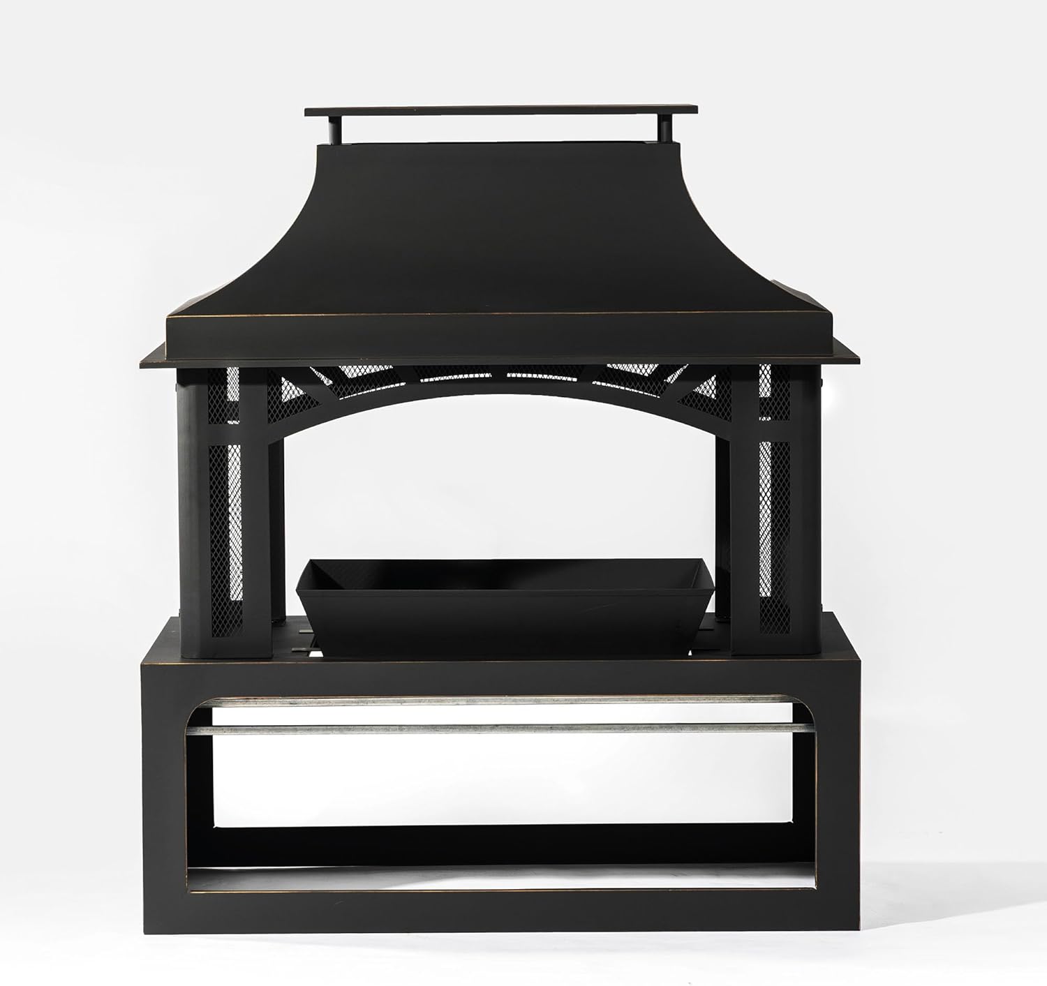 Steel Wood Outdoor Fireplace gwood Burning Chimney