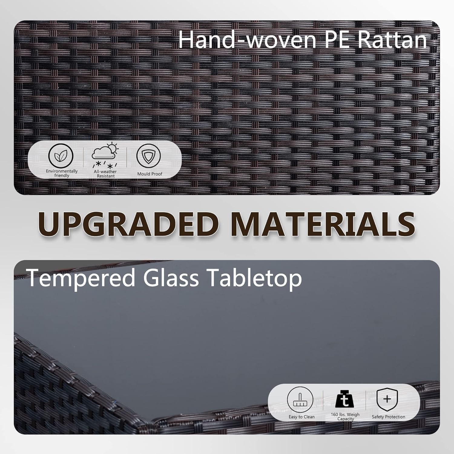 Outdoor Terrace Furniture Set, 15 Piece Outdoor Furniture Set, with 43 inch Aluminum 55002 BTU Propane fire Pit, PE Willow Vine Terrace Dialogue Set - Red.