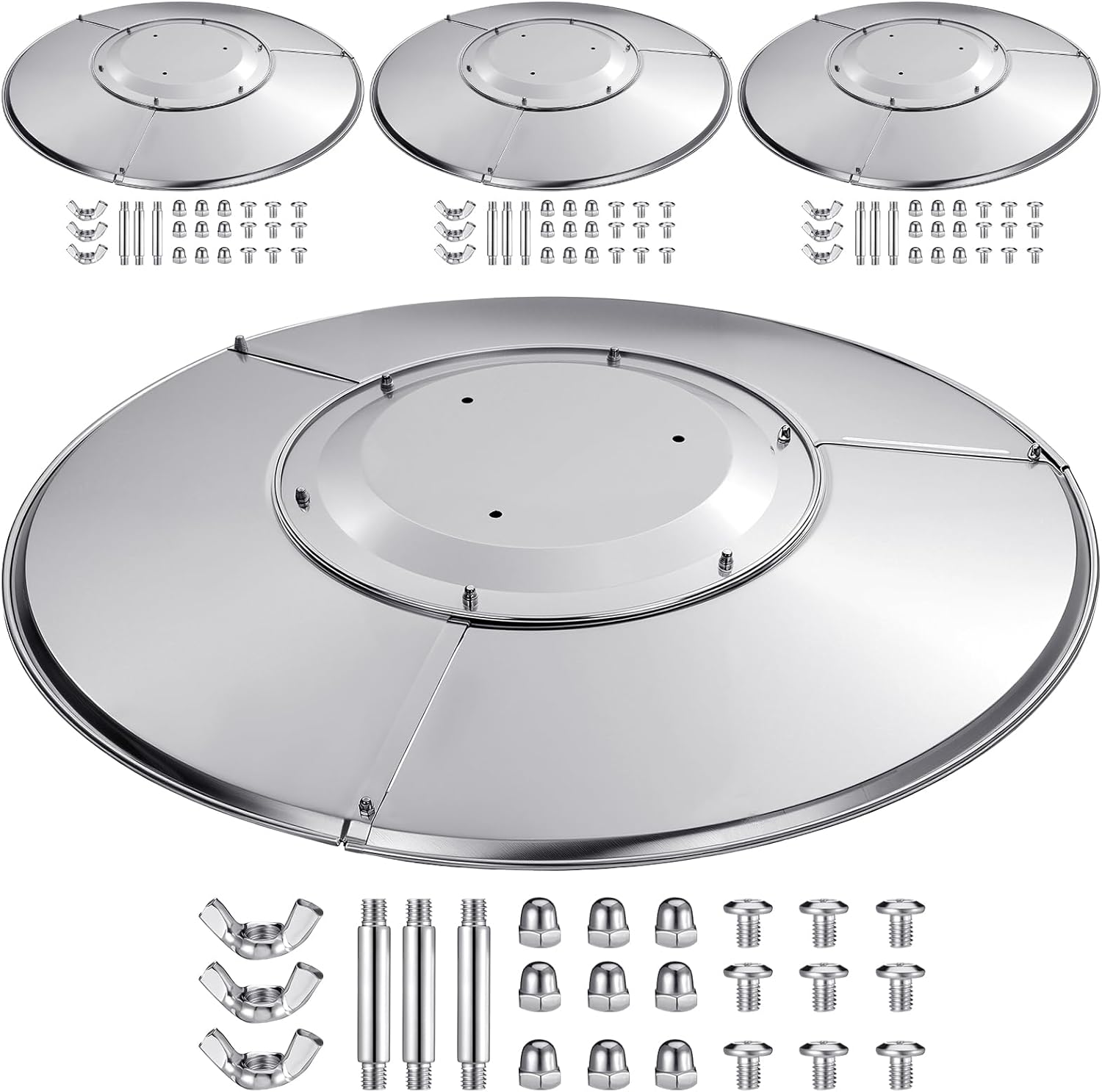 Retisee 4 Pack Patio Heater Reflector Shield - 33