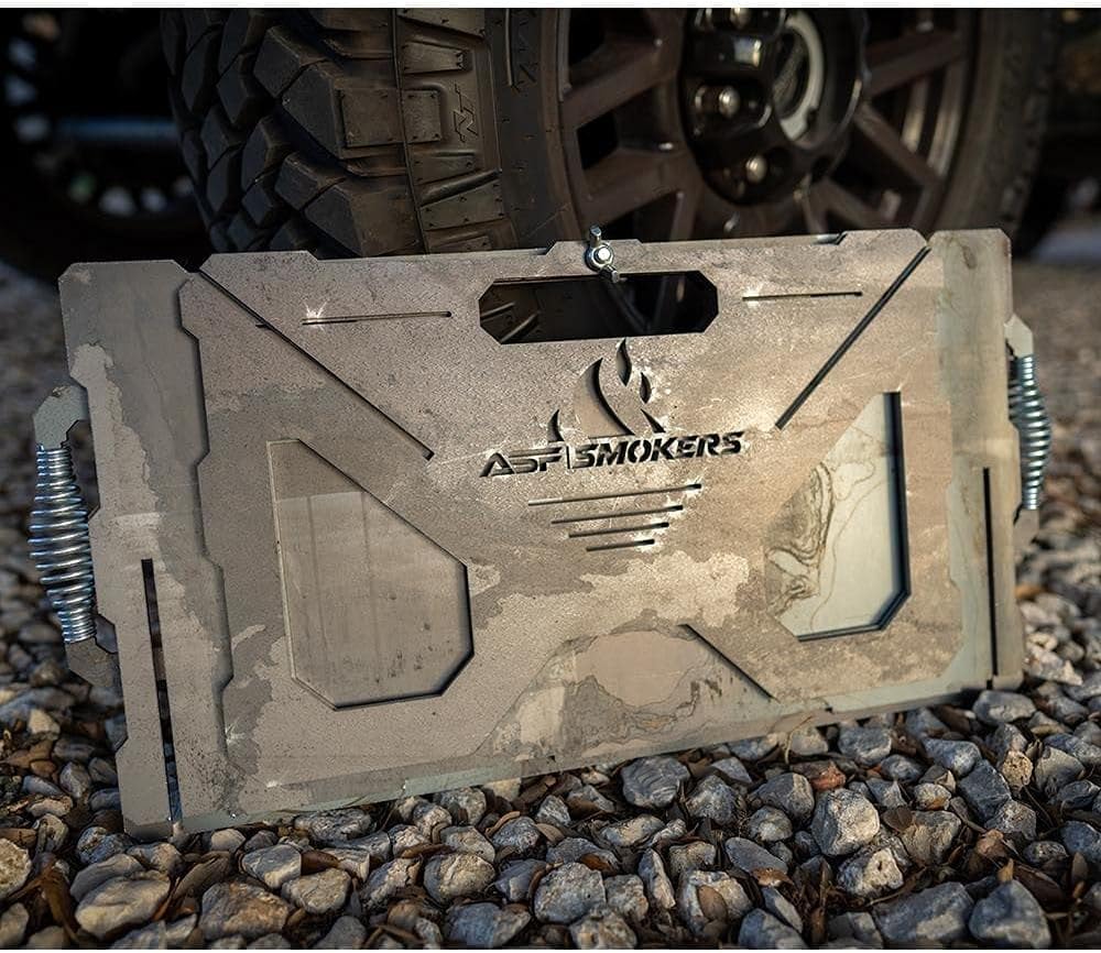 ASF All Seasons Feeders - EZ Pack Portable Firepit with Grill - Heavy Duty Travel BBQ Pit