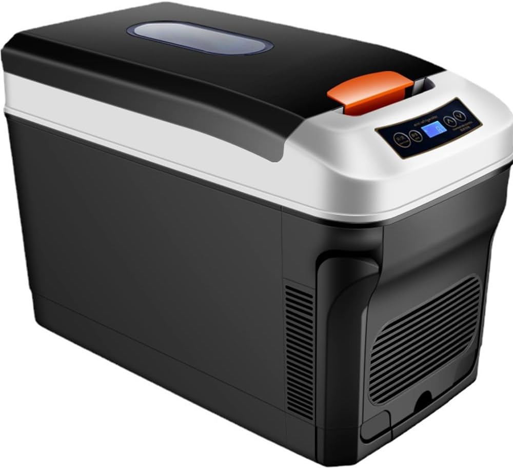 Outdoor Camping Refrigerator 35L Car Refrigerator DC12V/24V Cooler with Wheels Cooling, Heating and Holding