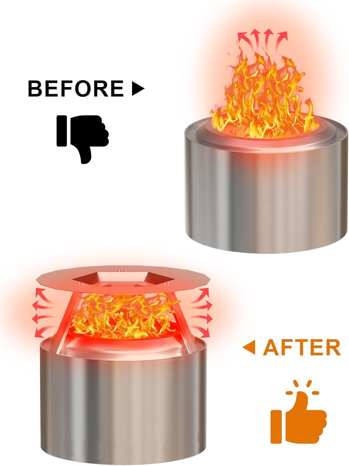 Heat Deflector for Solo Stove Bonfire, 19.5