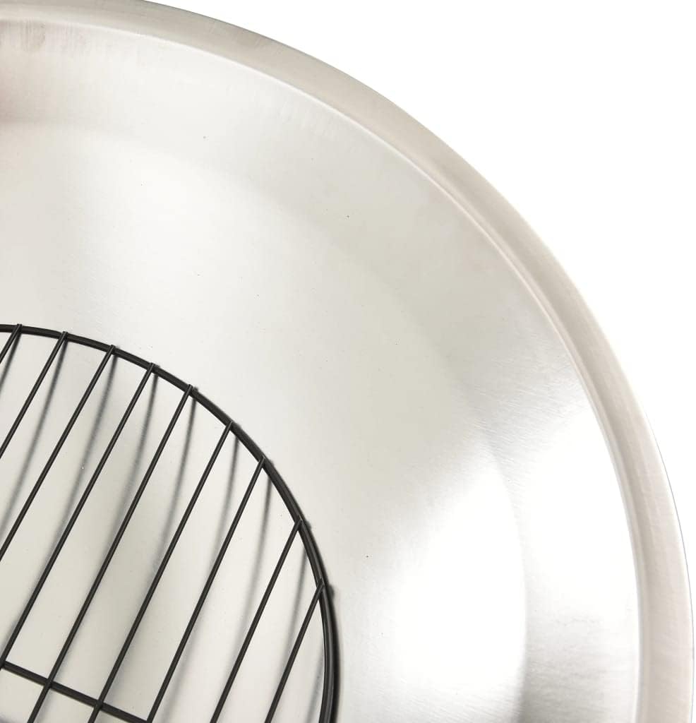 2-in-1 Fire Pit and BBQ with Poker 23.2