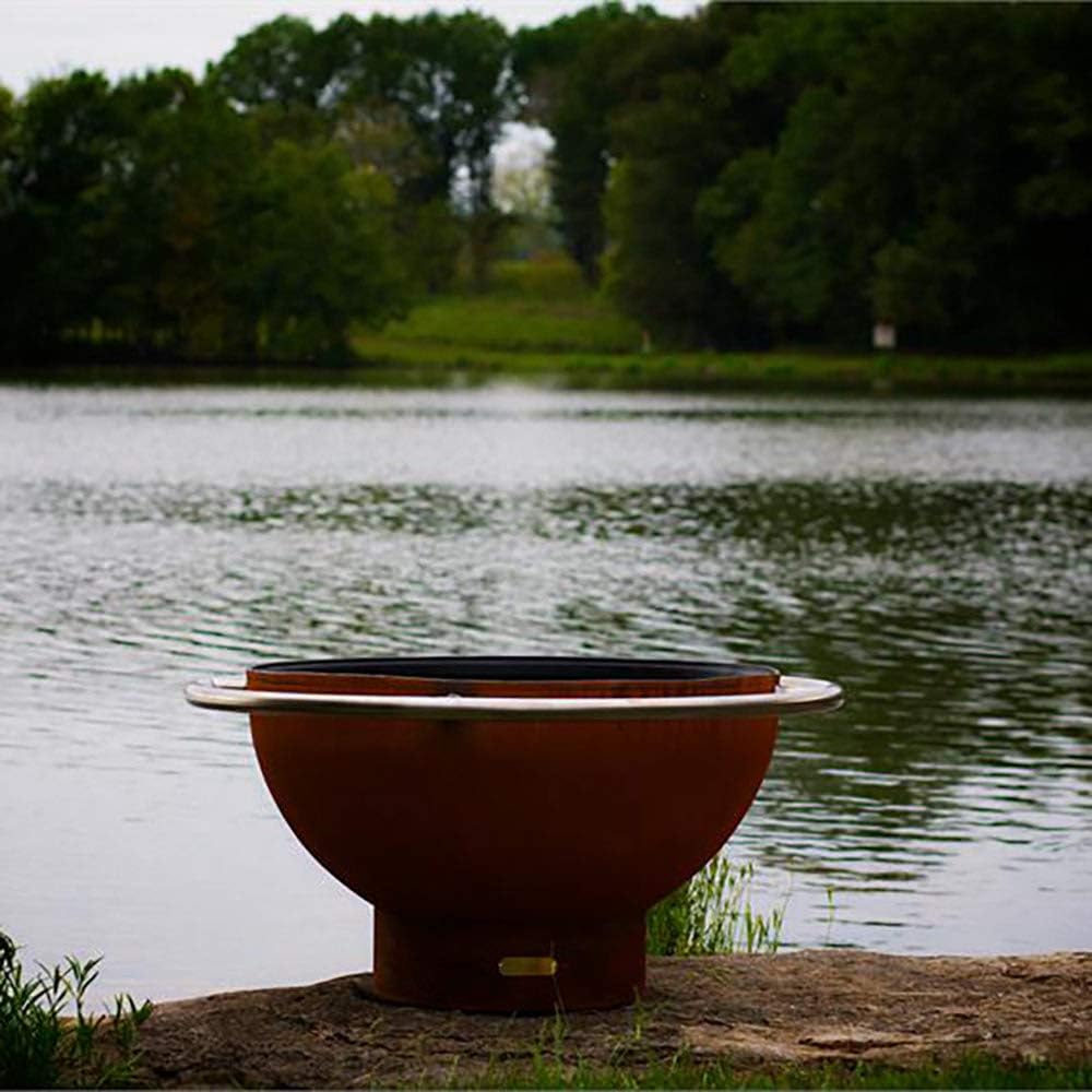 Fire Pit Art Bella Luna Wood Fire Pit (Bella-Luna)