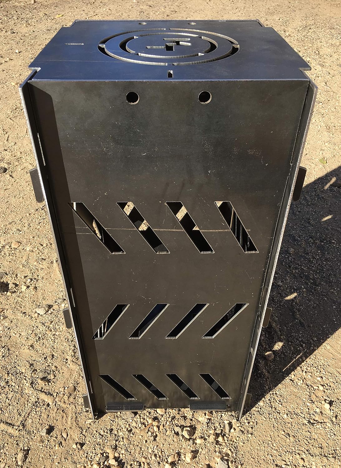 Magnum Target 12”x24” Portable Burn Cage Box Campfire Stove Fire Pit Camping RV