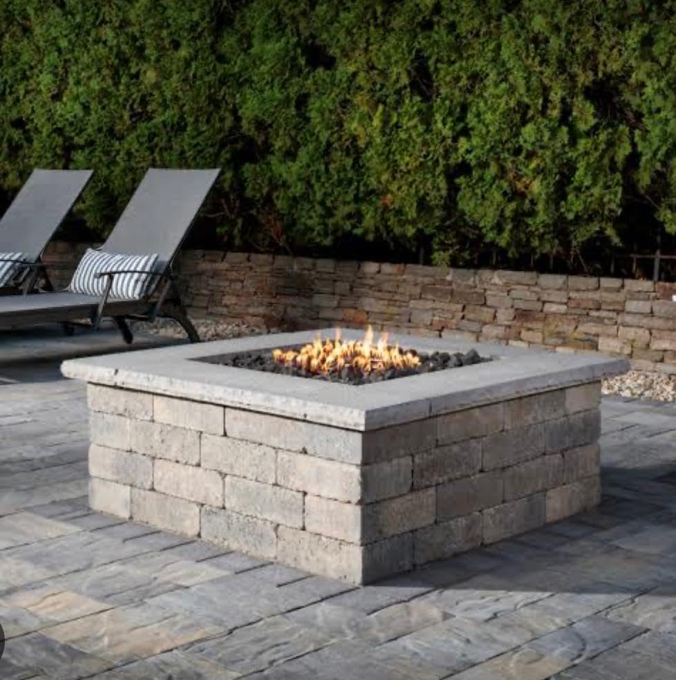 Lareira externa Pit FIRE + Pedras Vulcanicas