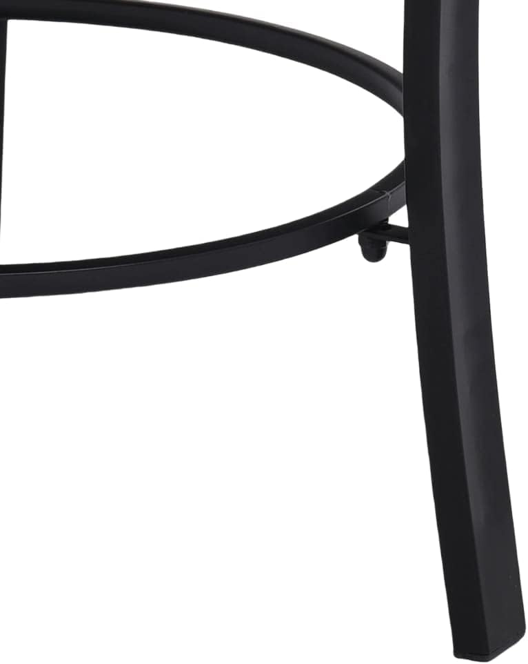 Mosaic Fire Pit Green Steel Fire Pit Bowl with Grid and Tabletop for Outdoor Heating and BBQ Use 26.8