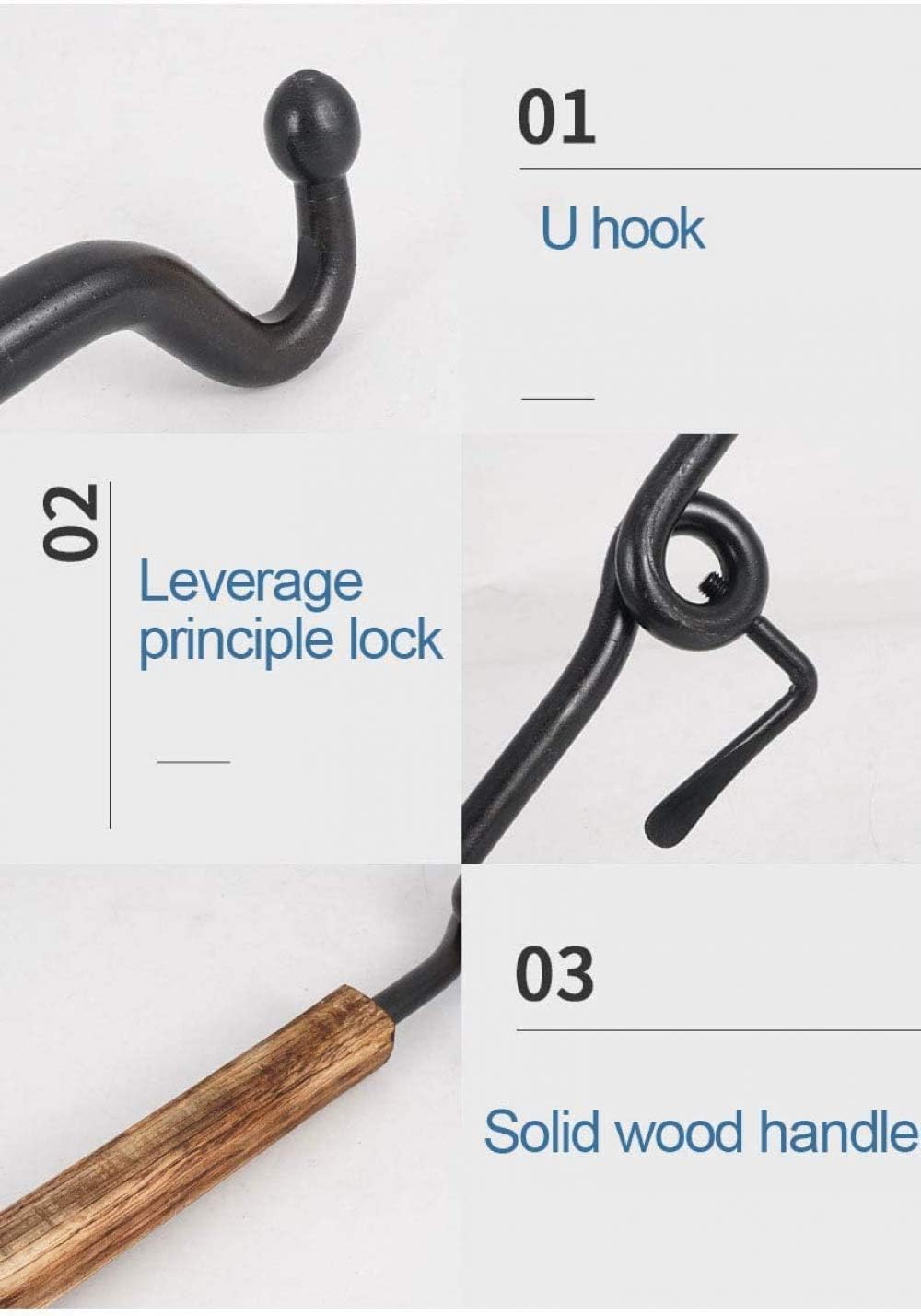 Barbecue,Cast Iron Firepit Grill,Outdoor Adjustable Fire Pit BBQ Grilling,for Camping Barbecue