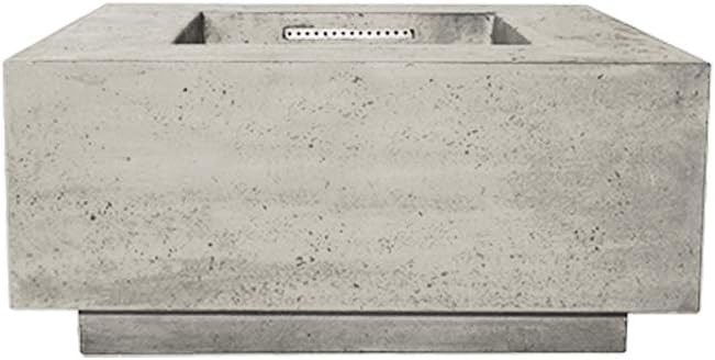 Prism Hardscapes Tavola 2 Concrete Gas Fire Pit (PH-406-3NG), Natural Gas, Natural, 36x36-Inch