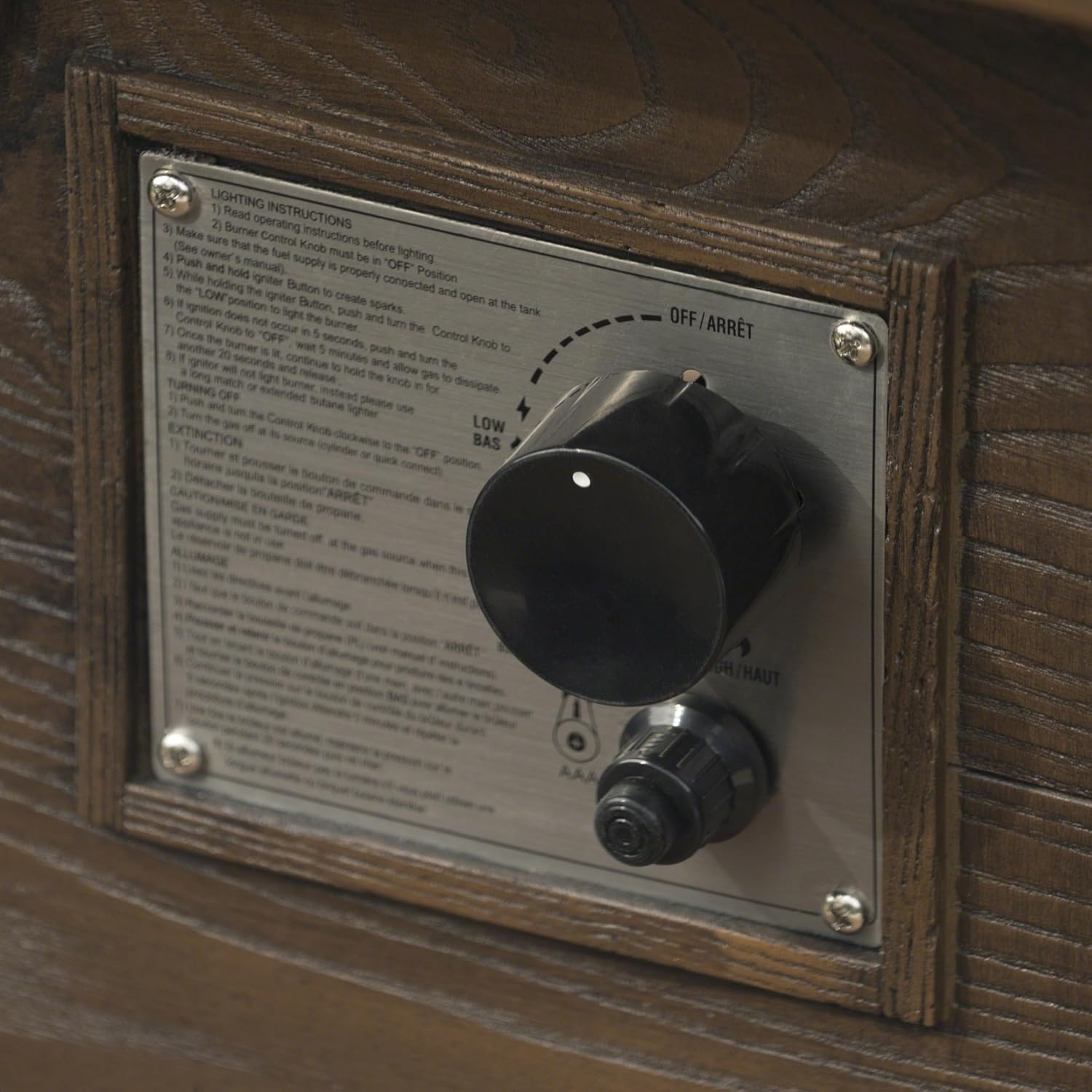 Ellington 40,000 BTU Square FIRE Pit- Brown