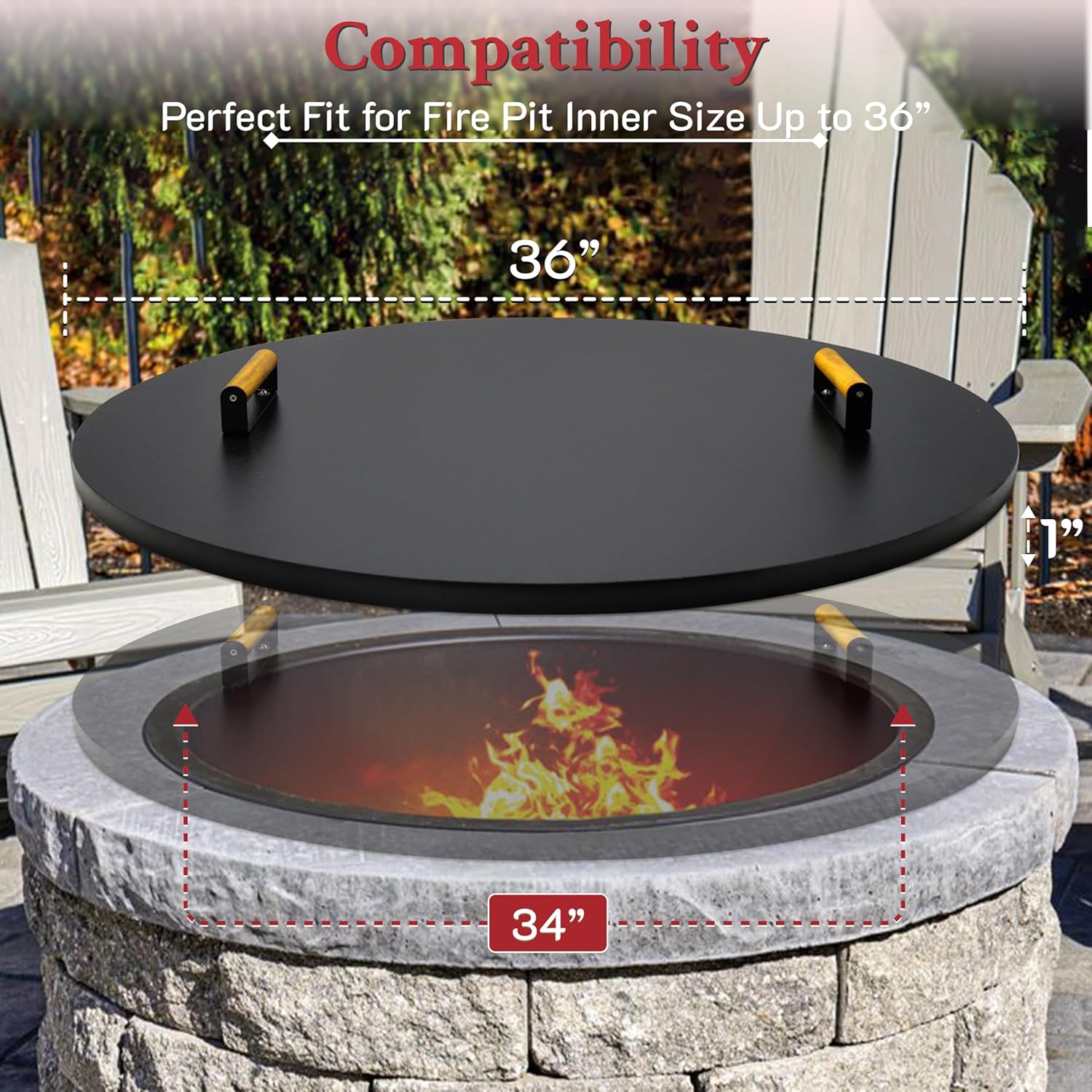 Febtech - Firepit Lid 36