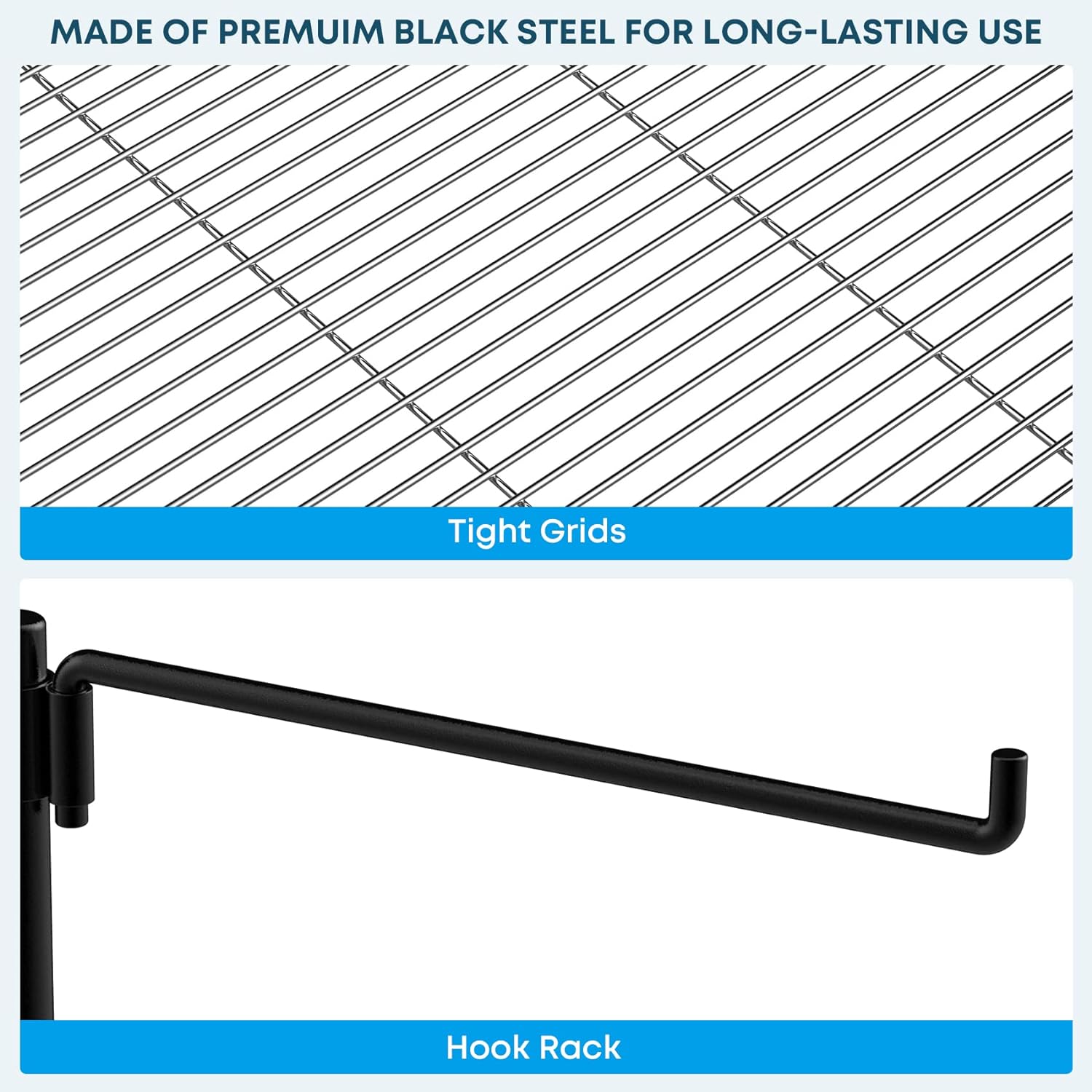 Stanbroil Fire Pit Campfire Grill Grate - Stainless Steel Swing Cooking Stand BBQ Grill, Portable Campfire Barbecue Rack for Outdoor Open Fire Cooking Camping