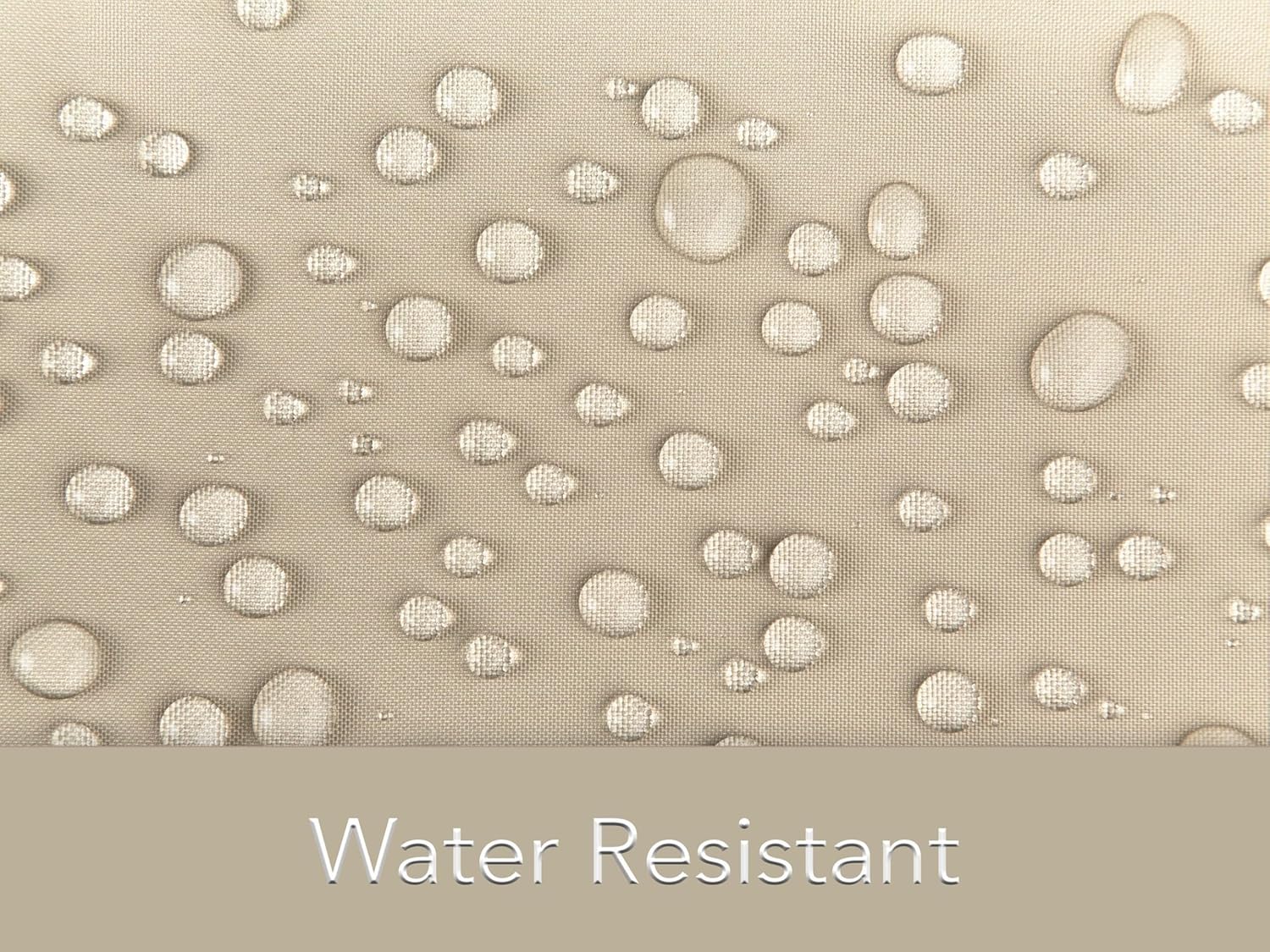 Covermates Square Patio Heater Cover - Weather Resistant Polyester, Elastic Hem, Water Resistant Zipper, Grill and Heating, 18W x 87H, Khaki