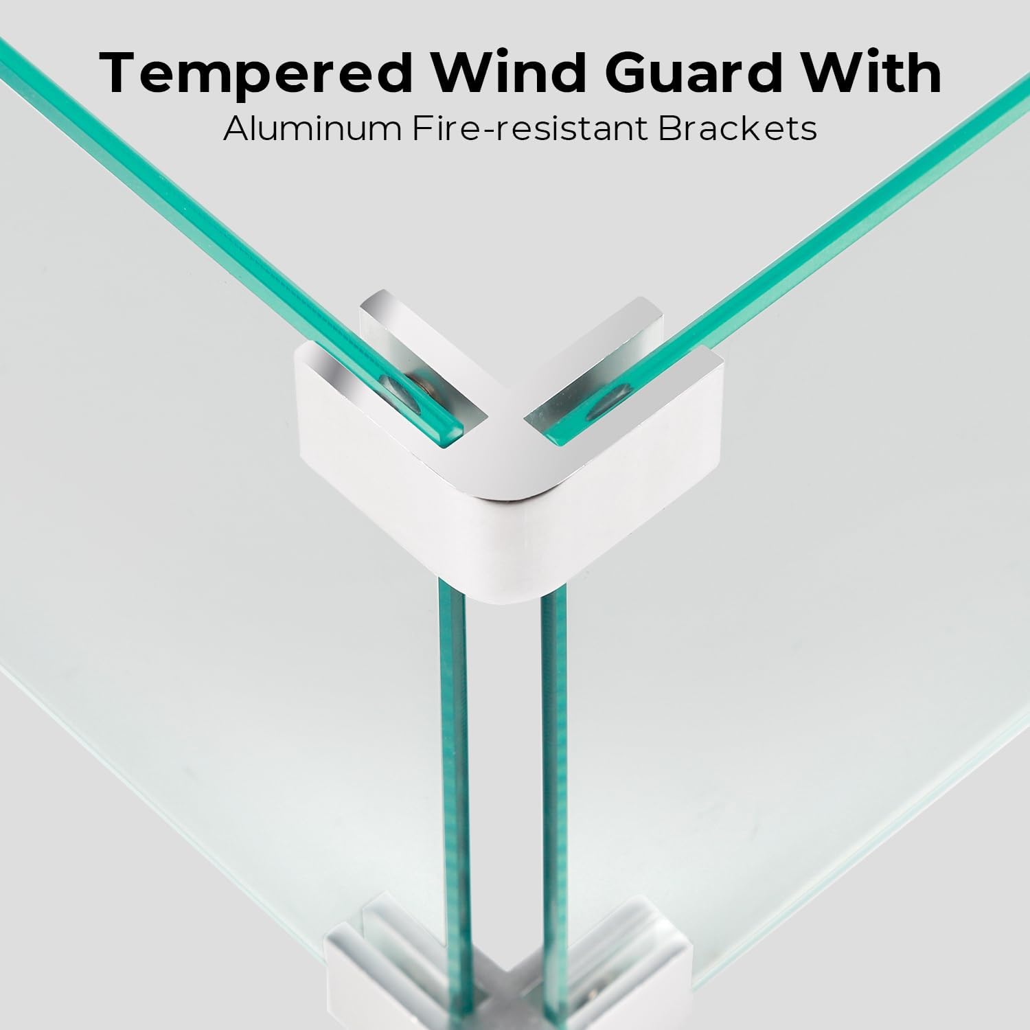 60 Inch Outdoor Propane Fire Pit Table w/Tank Cover Table Wind Guard, Natural Gas Firepit Table for Outside Patio, 50,000 BTU Rectangular Concrete Fire Table