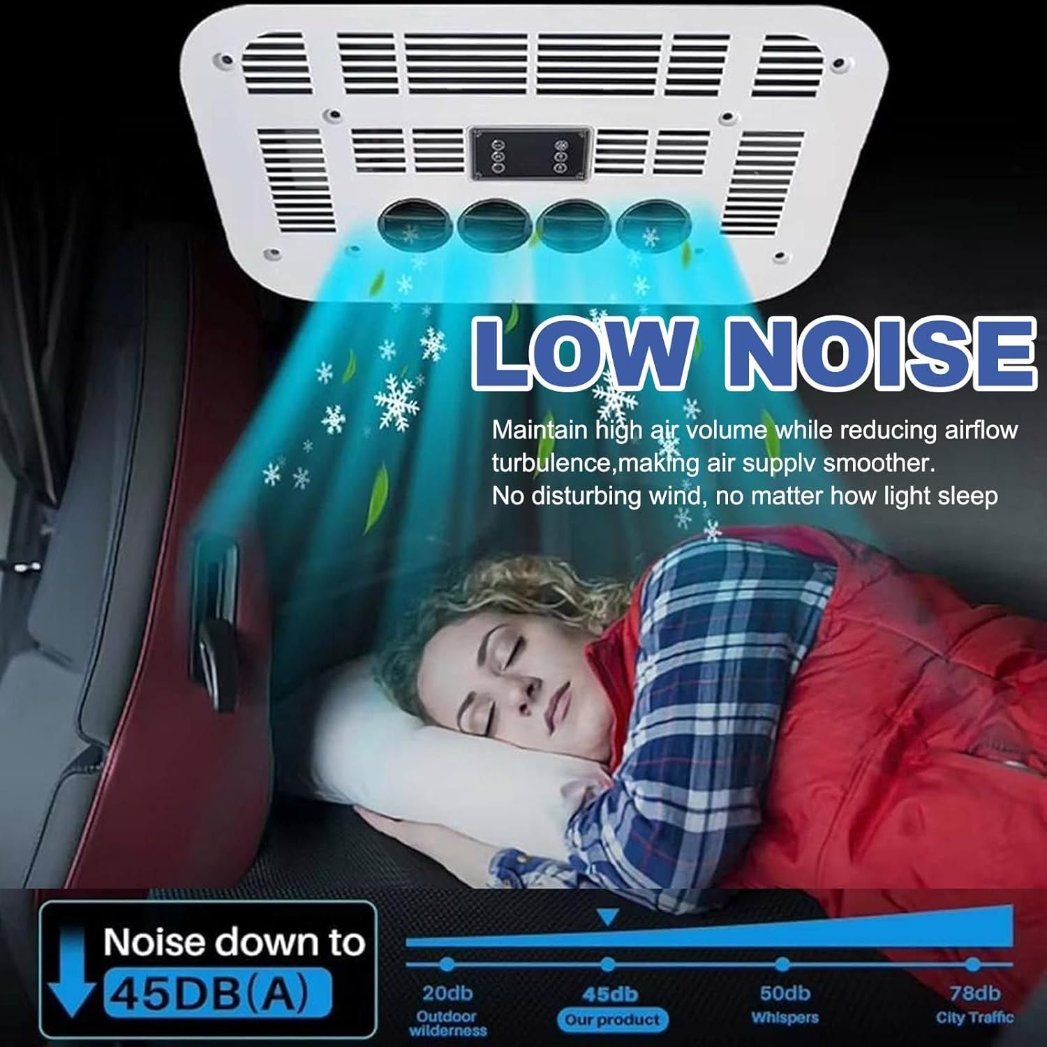 Dc 12v/24v Rv Rooftop Air Conditioner-Only Cooling/Cooling+Heating,850w Motorhome Electric Parking Air Conditioning Fit For Camper Van Truck Excavator Off-Road Vehicle Suv Bus ,WhiteCool+Heat24v