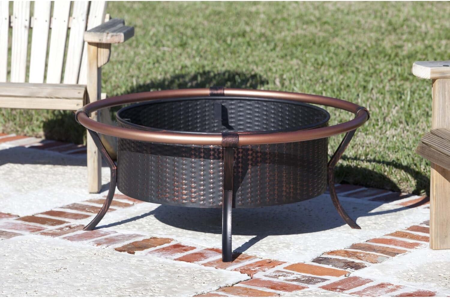 Antique Appeal Rail Fire Pit - 27.5