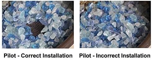 High-Capacity Automatic Outdoor Fire Feature Control System - Electronic Flame Control Ignition Module - Natural Gas or Propane - Igniter for Fire Pits, Fire Features, Fire Bowls/Tables (500,000 BTU)