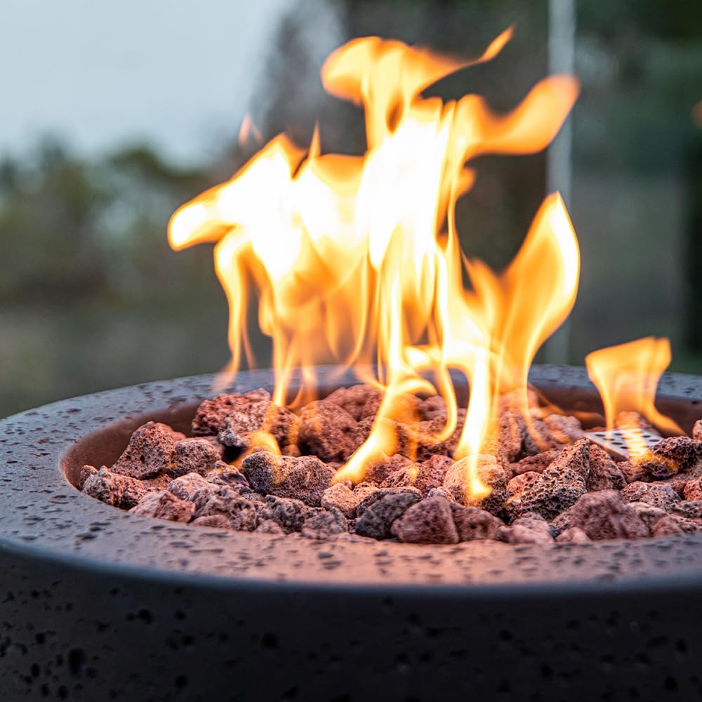Lava Tube Concrete Fire Pit 18