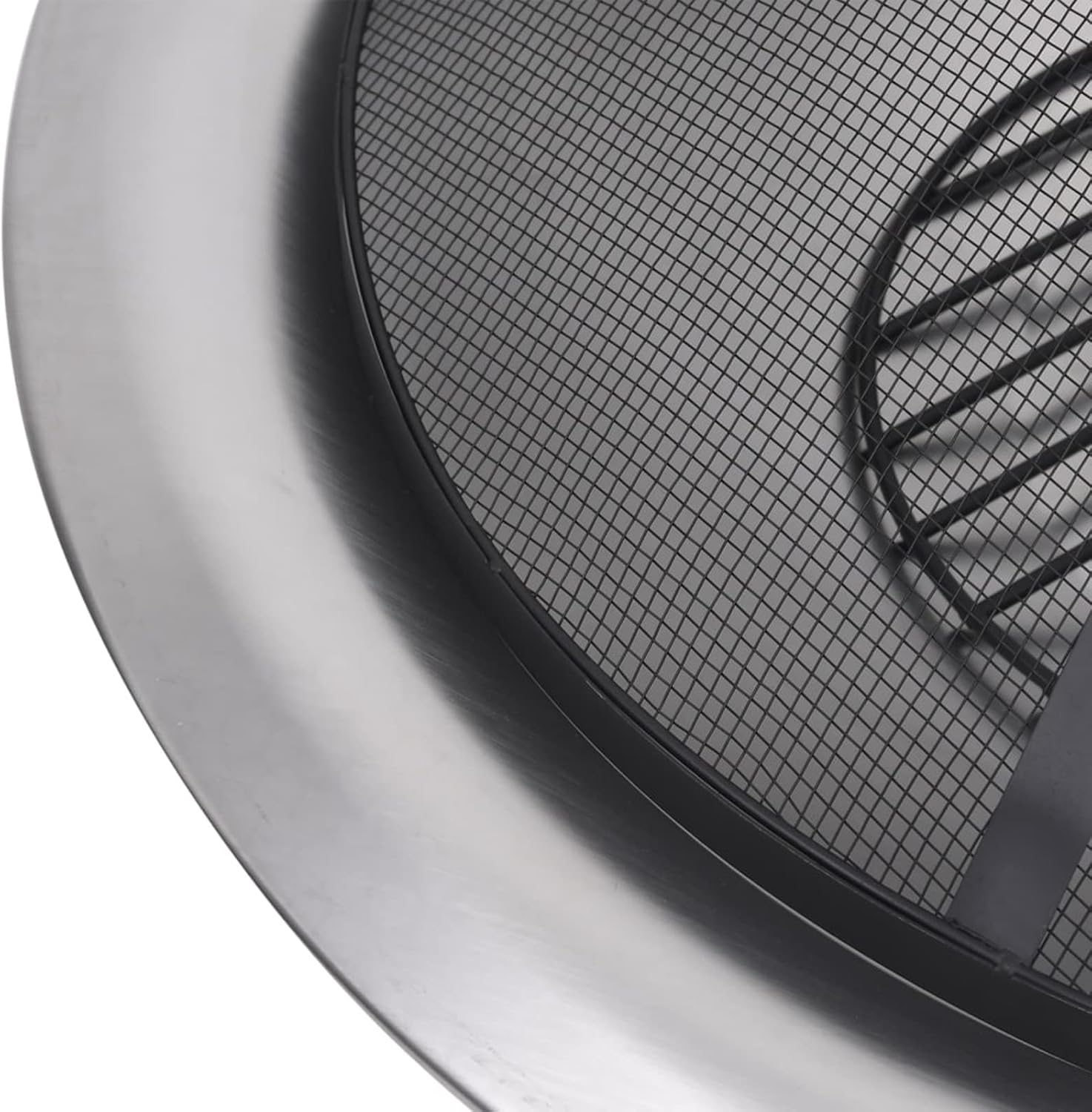 Outdoor Fire Pit with Grill Stainless Steel 29.9