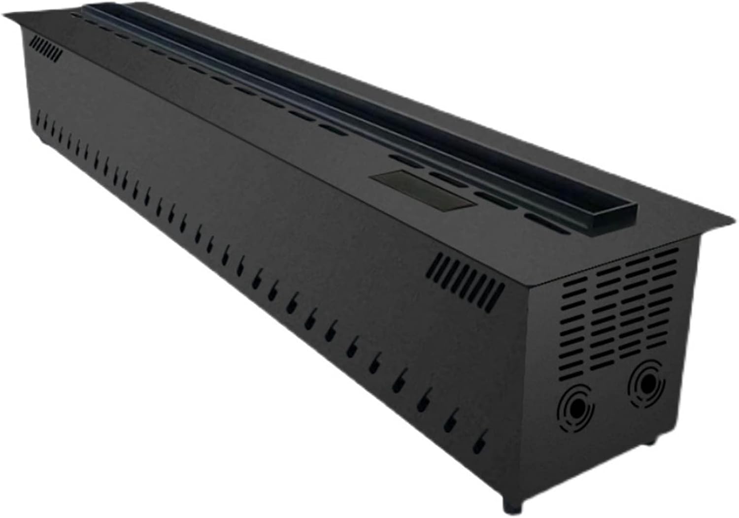 3D Water Vapor Fireplace with Humidifier Flame Slim Silent Electric Fireplace, Recessed Mount Decorative Fireplace, Remote Control with Timer, Touch Screen, Adjustable Flame Height(1800mm)