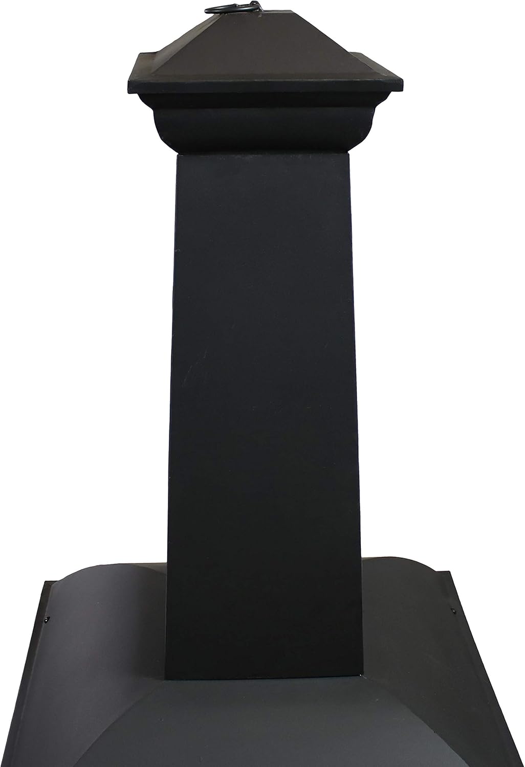 Sunnydaze Large Chiminea Outdoor Fireplace - Outdoor Fireplace with Chimney - Fire Pit for Patio - Grate and Poker Included